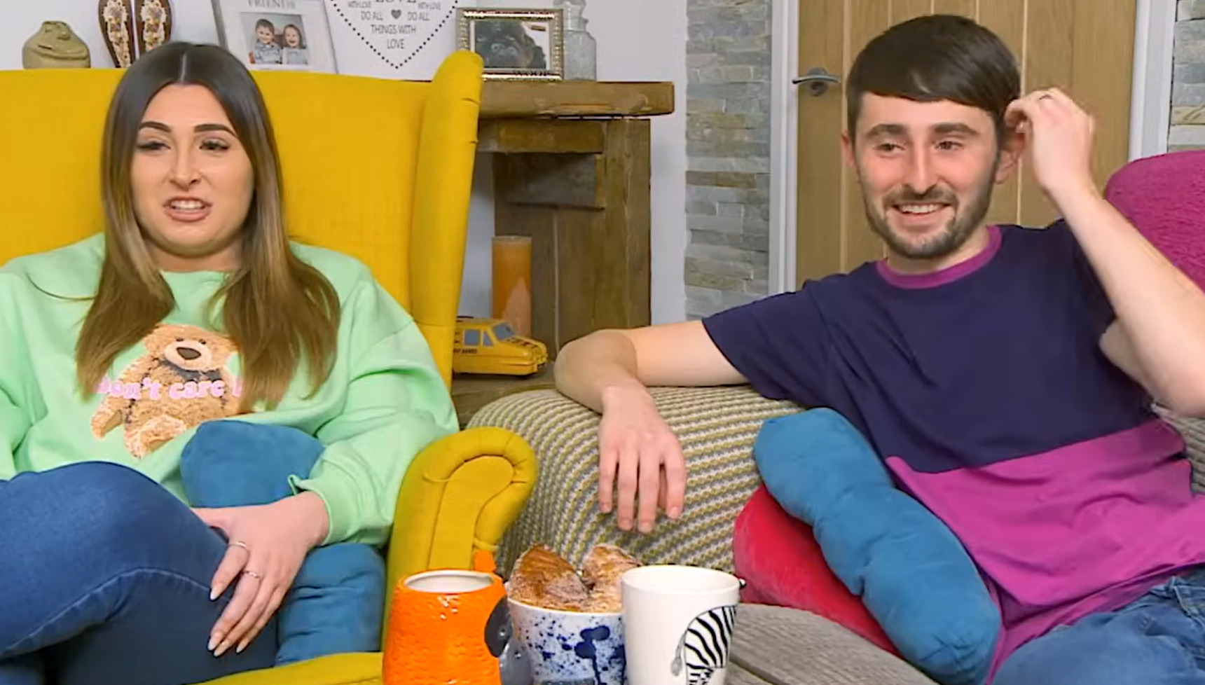 Sophie and Pete are returning to the Gogglebox sofa. 