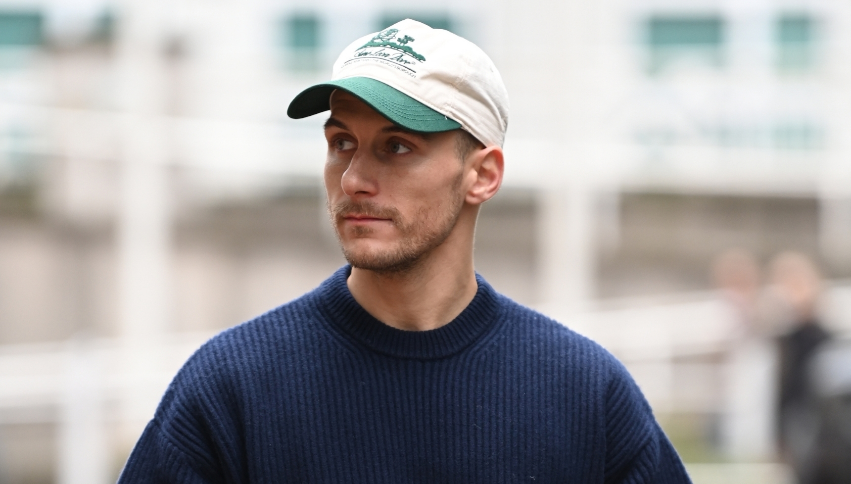 Gorka Marquez in jumper and a cap