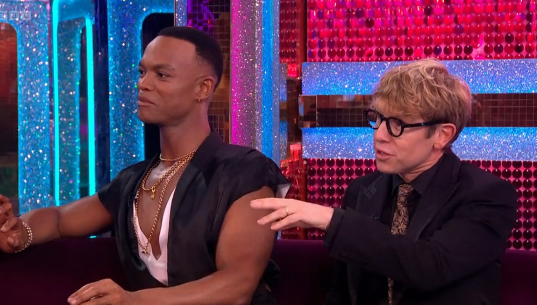 Johannes Radebe and Josh Widdicombe on Strictly