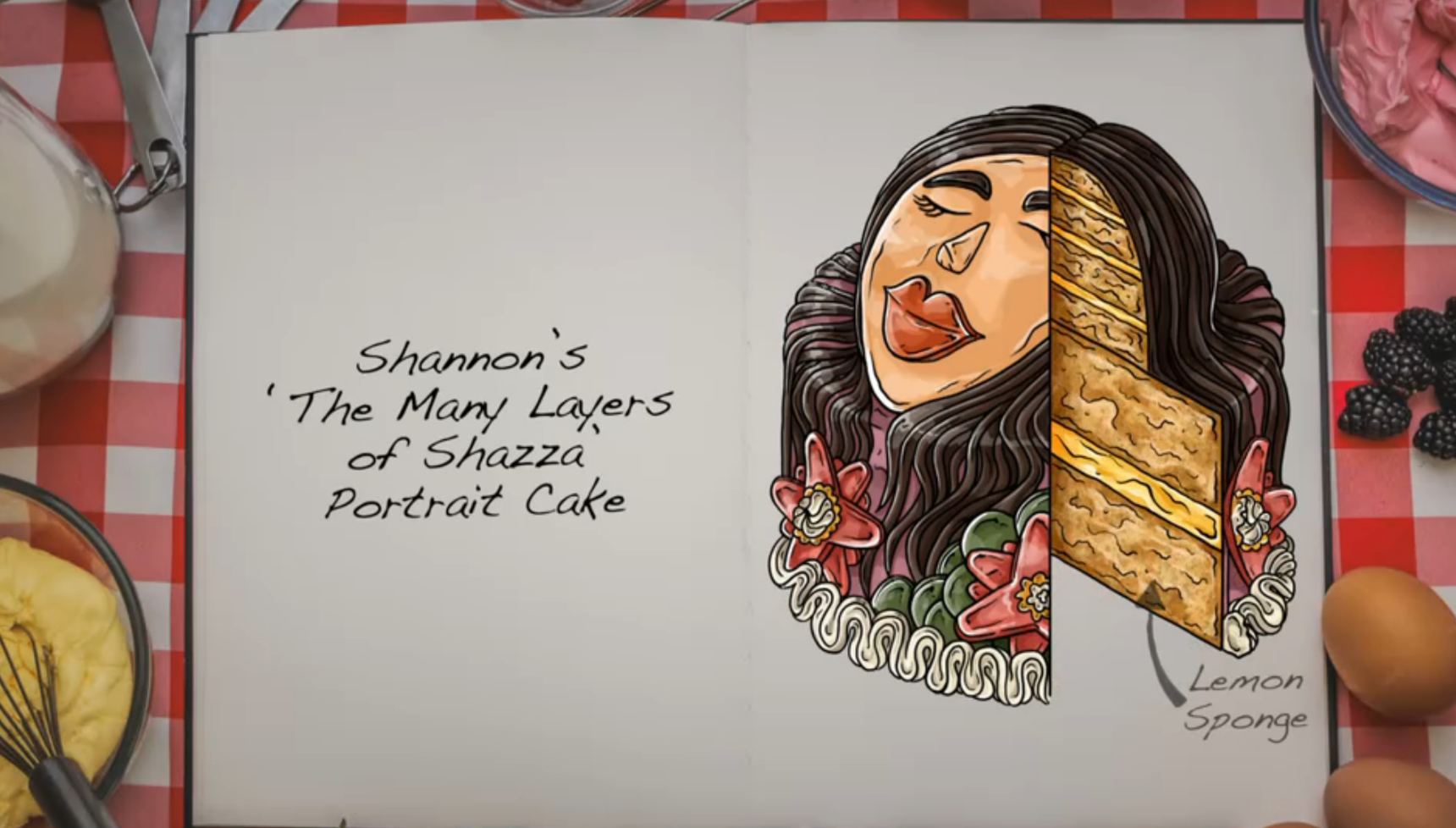 Shannon's self portrait cake