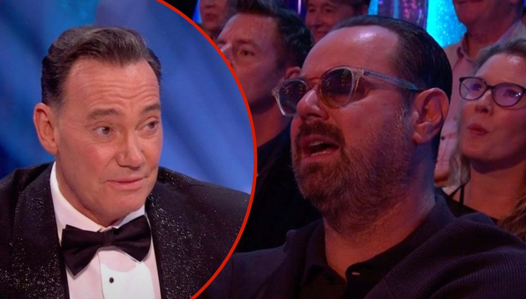 Strictly fans in stitches as Danny Dyer is spotted mouthing an expletive at Craig Revel Horwood