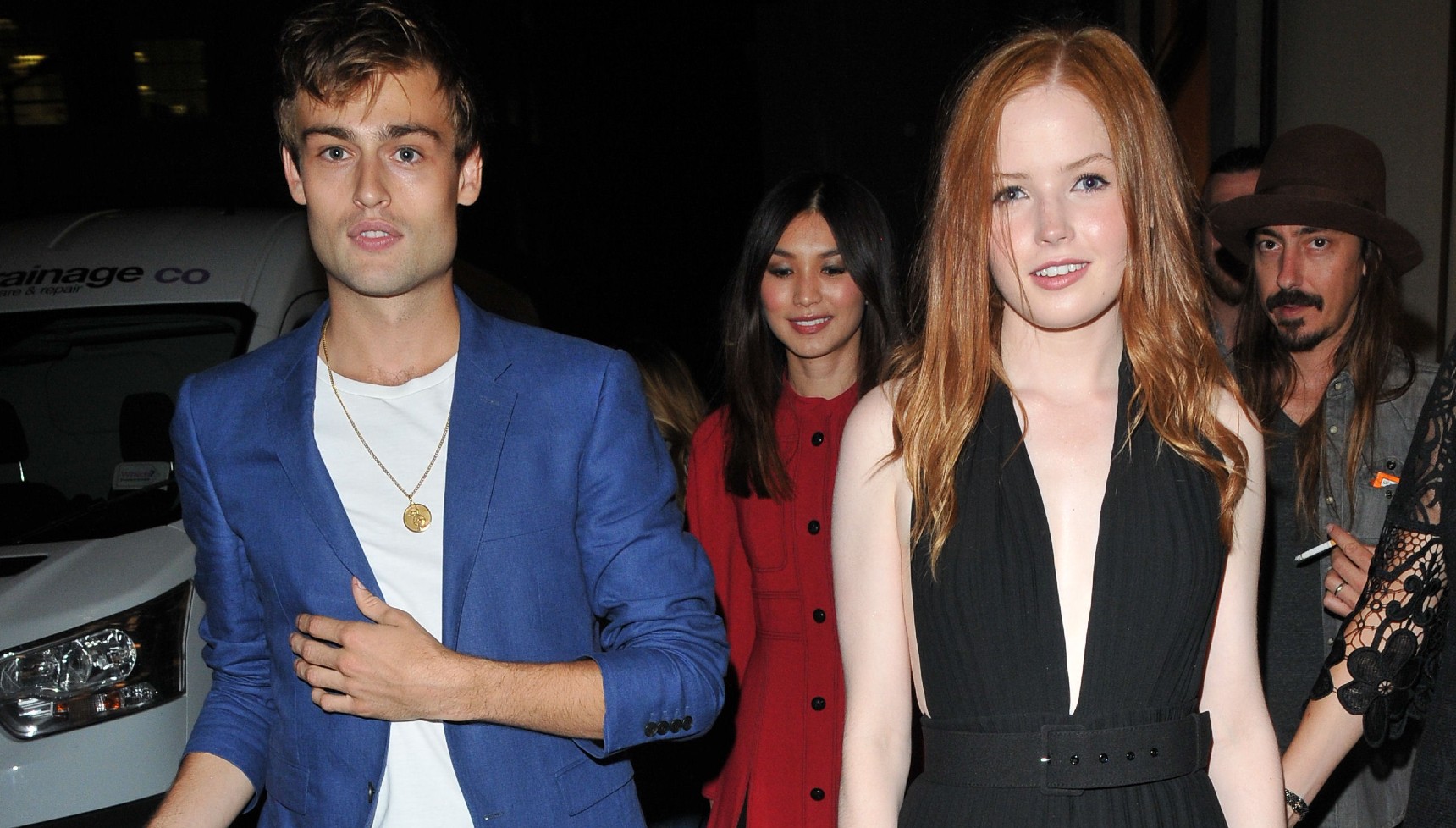 Douglas Booth and Ellie Bamber