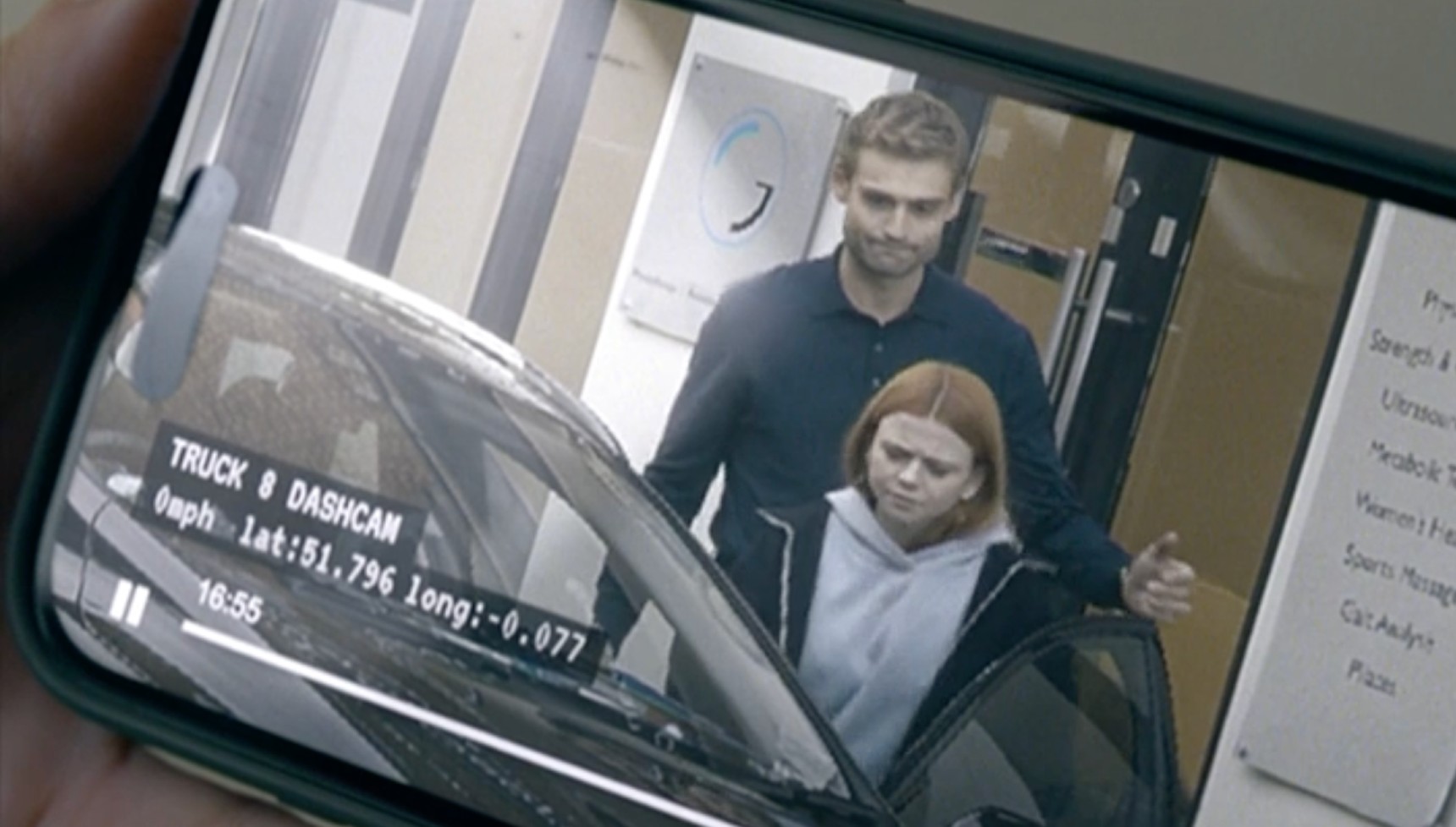DI Tom Radley with Sophie in The Blame
