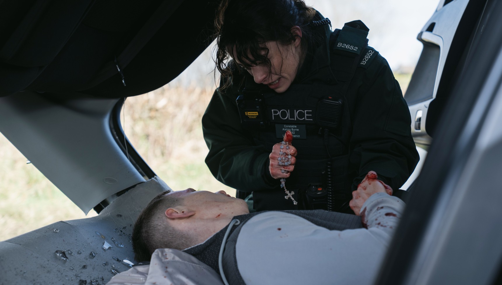 Ciaran O’Boyle (PAUL STORRS), Aisling Byrne (DEARBHAILE McKINNEY)