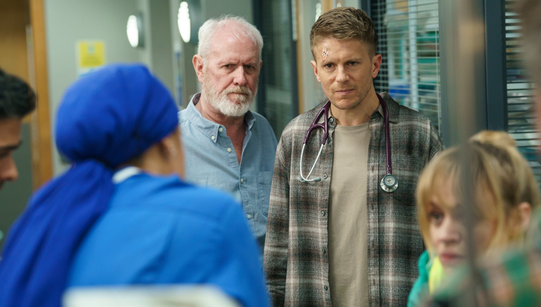 Derek Thompson and Gary Rainsford back in Casualty for the 40th anniversary double-bill