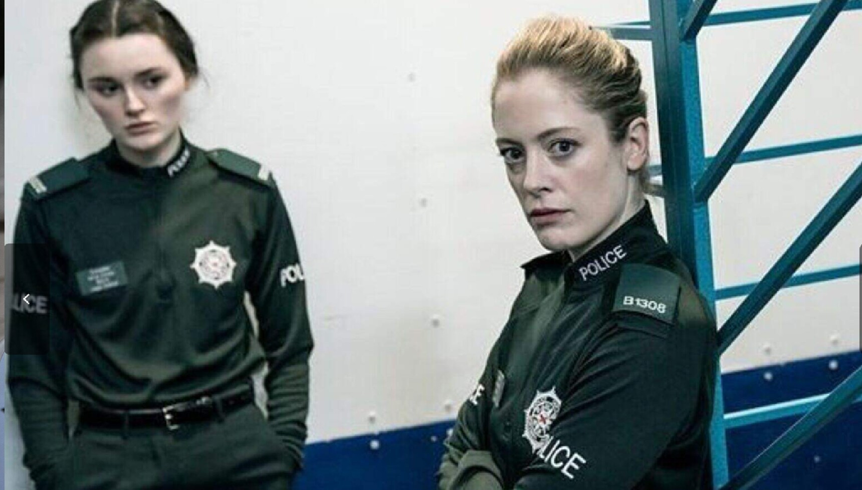 Blue Lights stars Katherine Devlin as Annie Conlon, and Hannah McClean as Jennifer Robinson