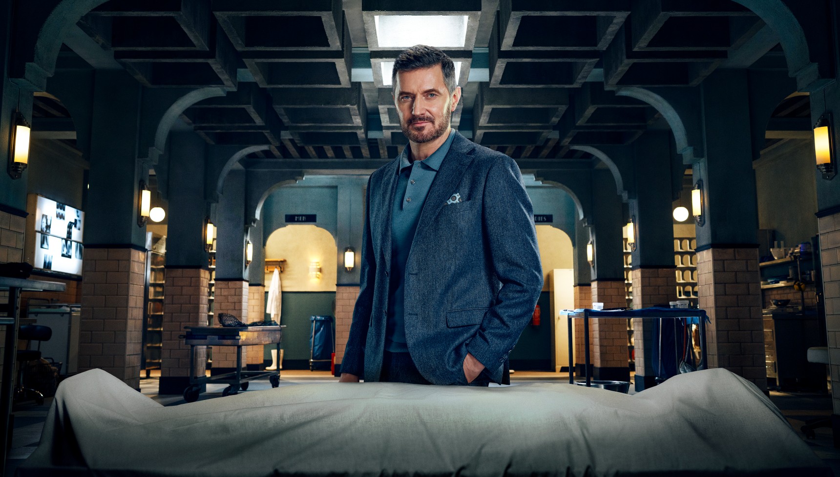 Richard Armitage as Dr Ethan Winter in ITV crime drama