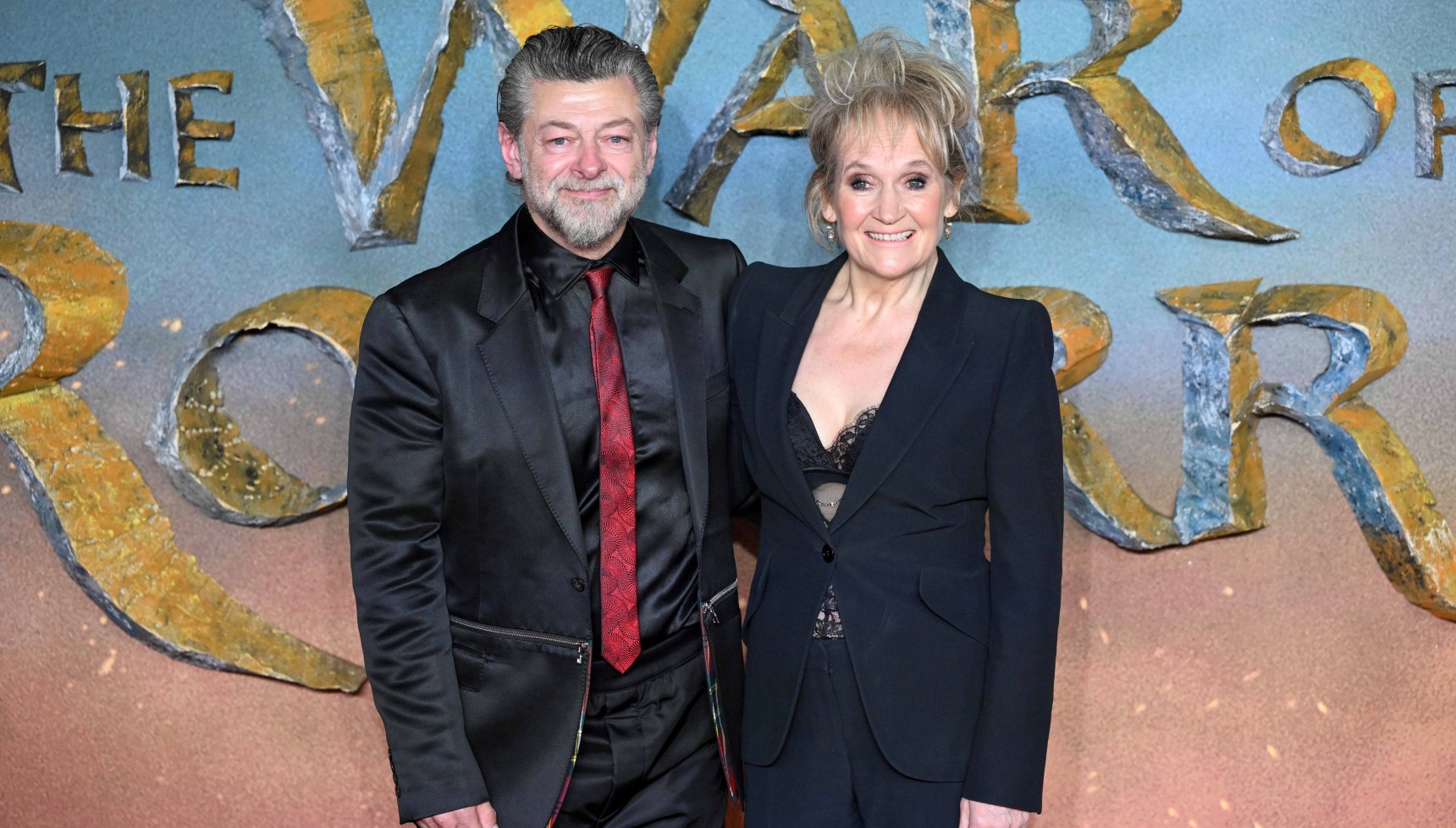 Andy Serkis and Lorraine Ashbourne