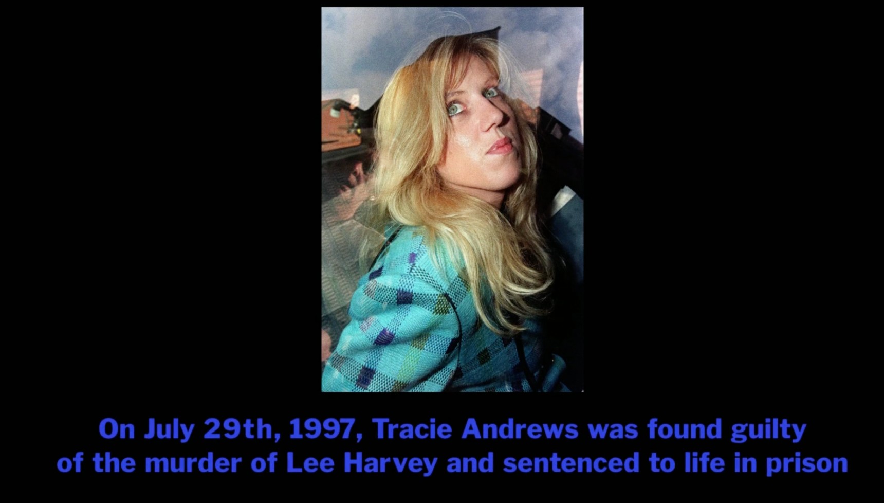 Tracie Andrews in car