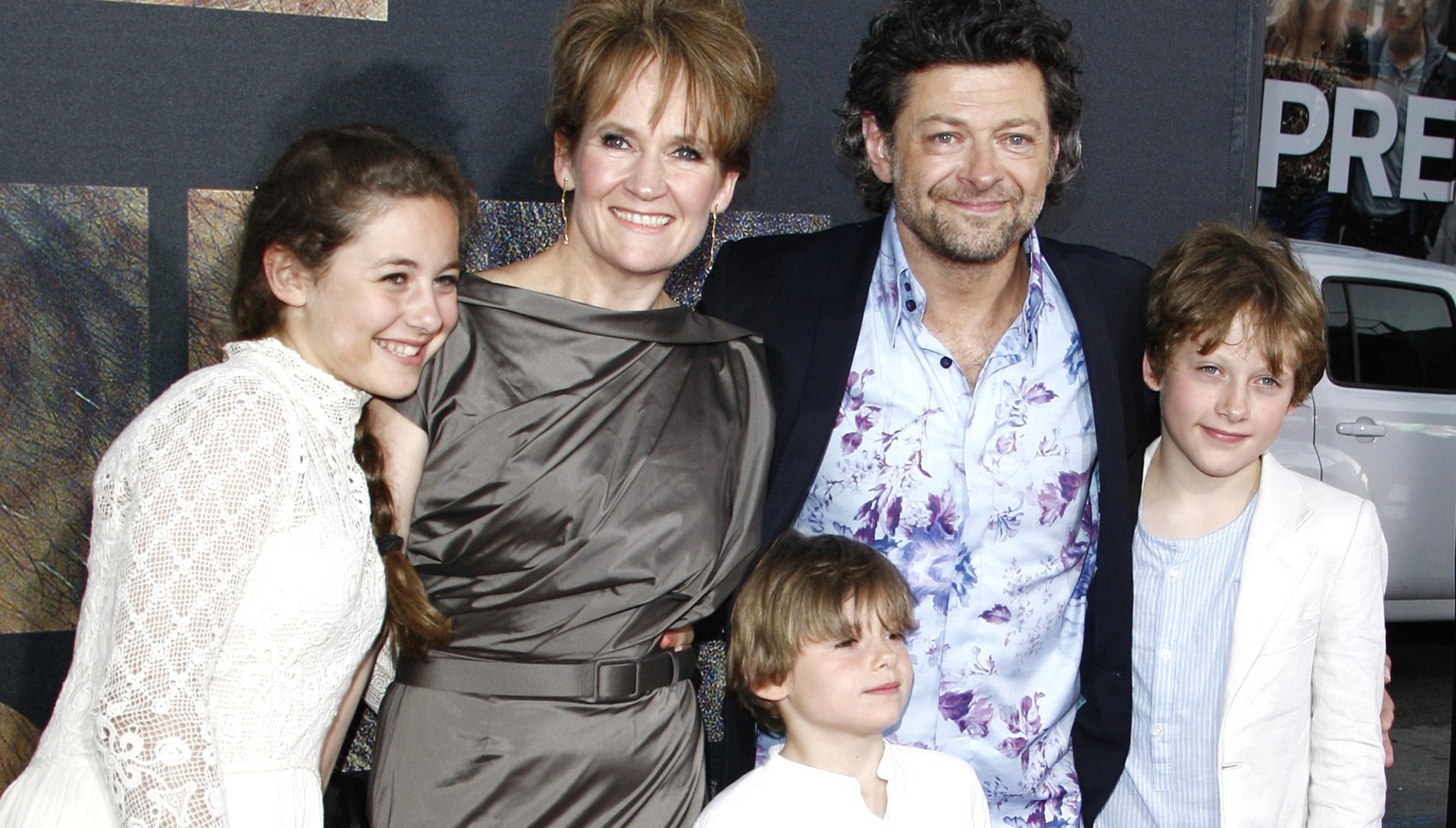 The Serkis family in 2011