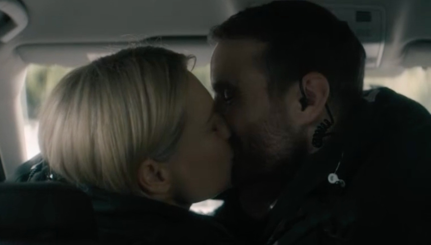 Grace and Stevie kiss after getting engaged