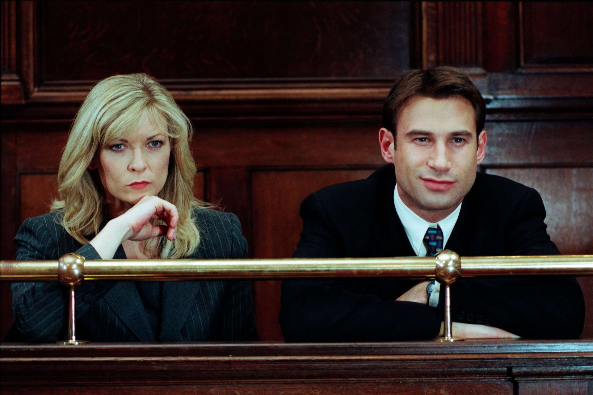 Kim and Steve were married and in court on fraud charges (Credit: ITV/Shutterstock)