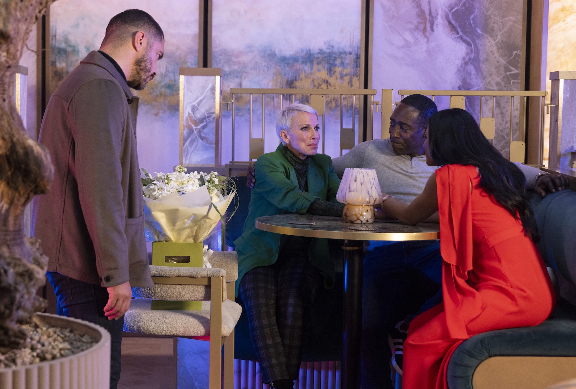 Debbie tries to put things right (Credit: ITV)