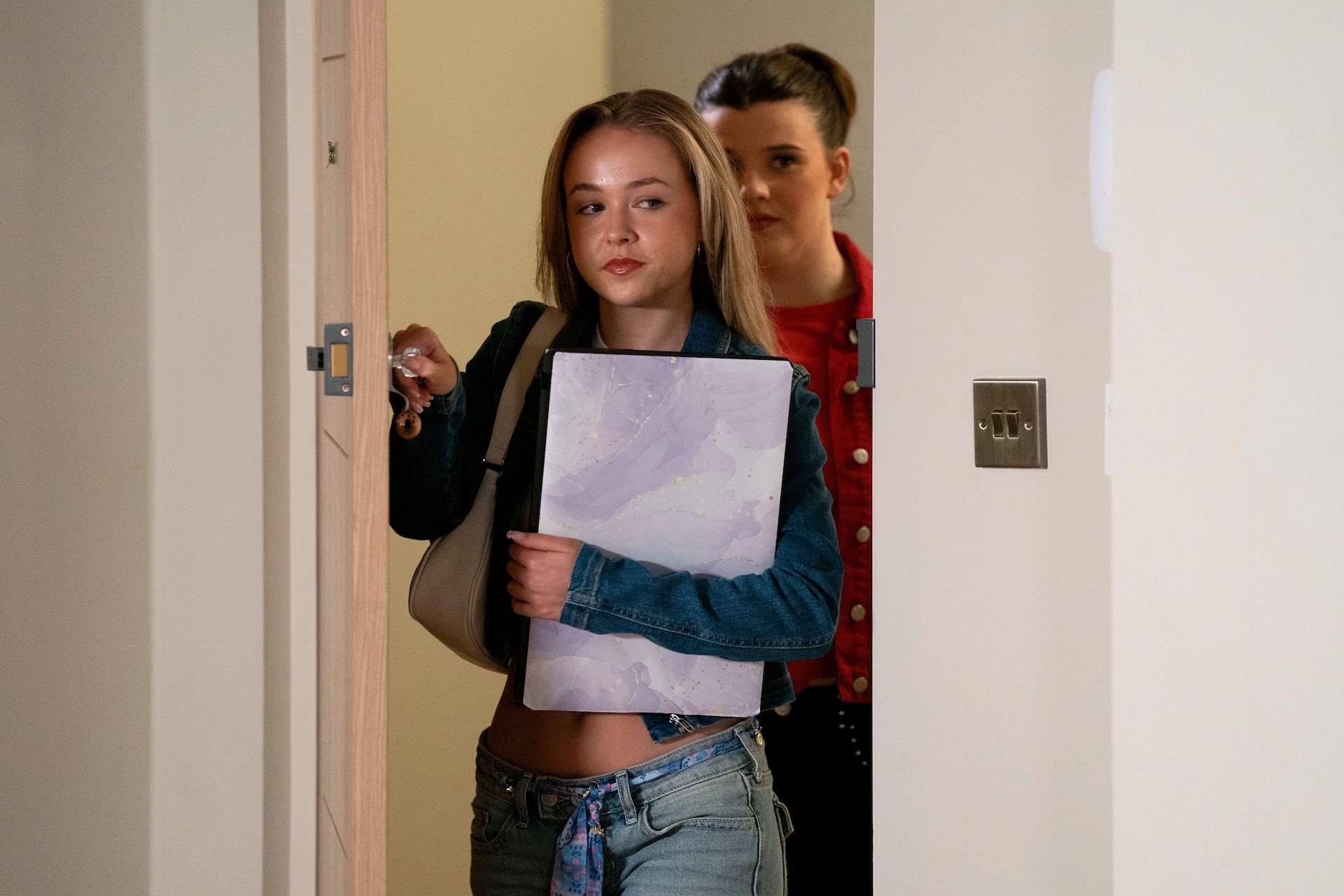 Amy invites Lily over to Craig's flat (Credit: BBC)