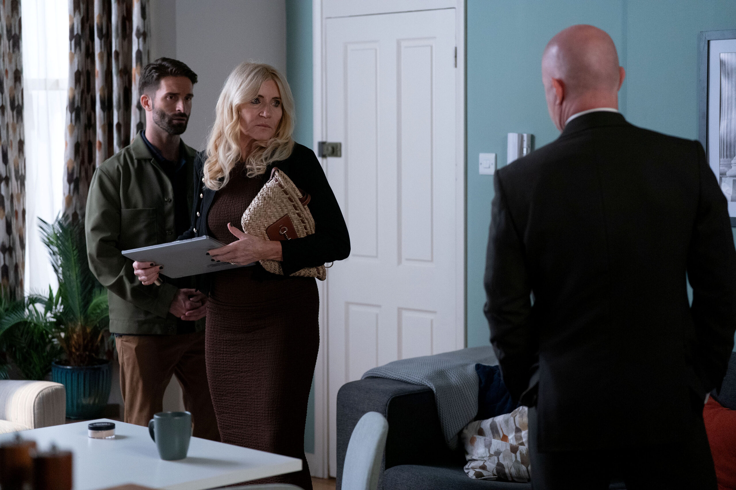 Cindy demands answers from Max (Credit: BBC)