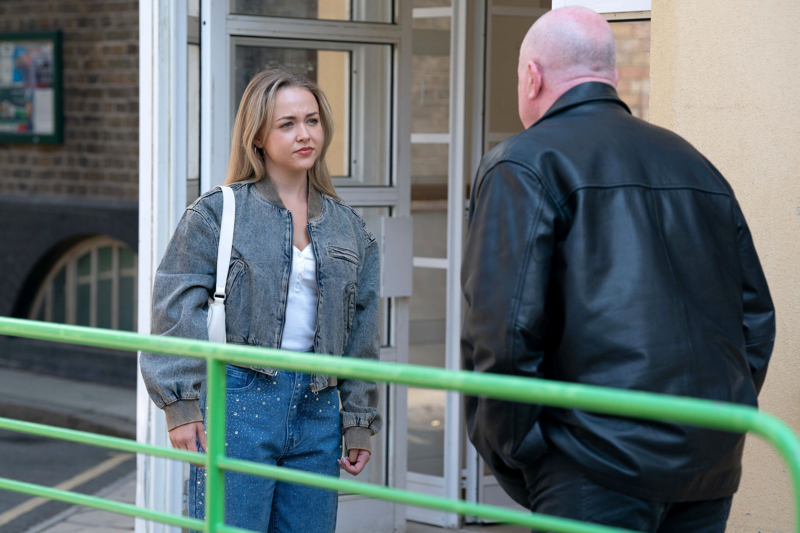 Amy tries to find a way to get her money early (Credit: BBC)