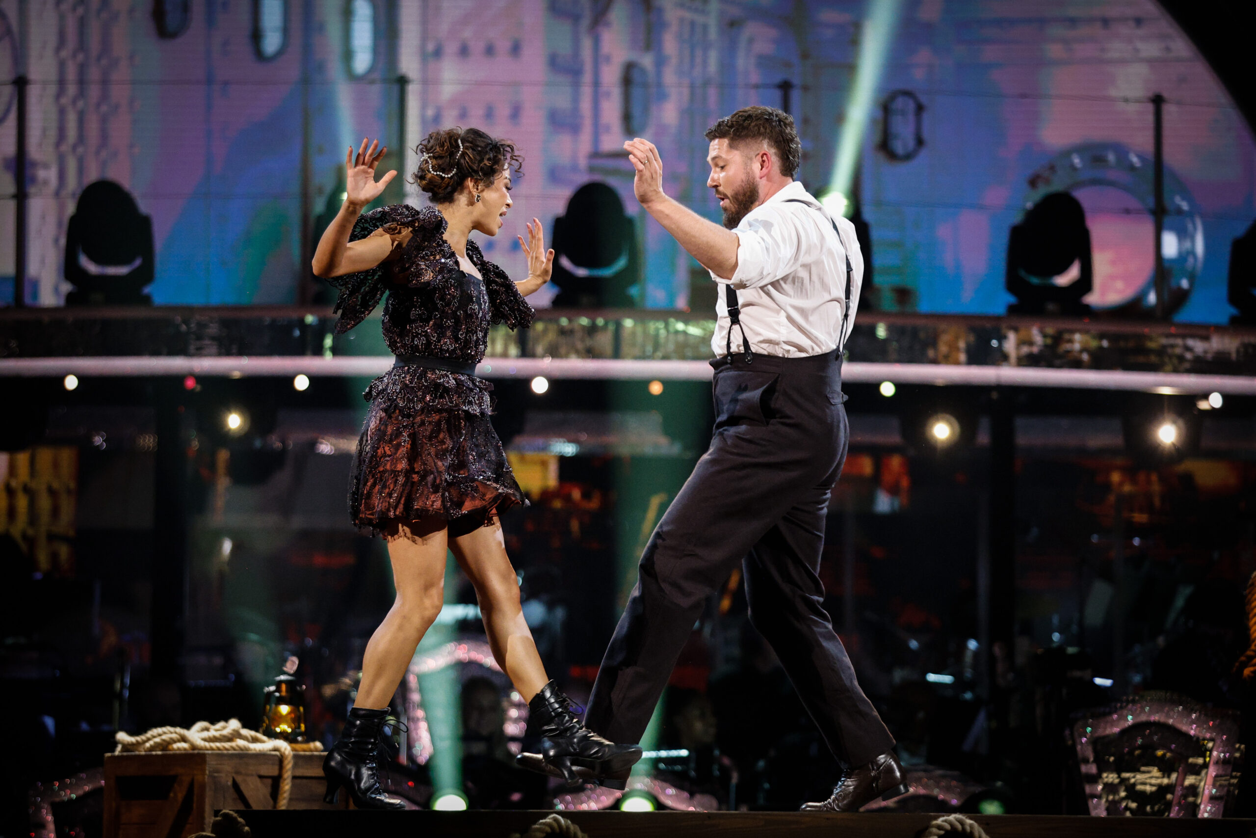 Katya Jones and John Nellis