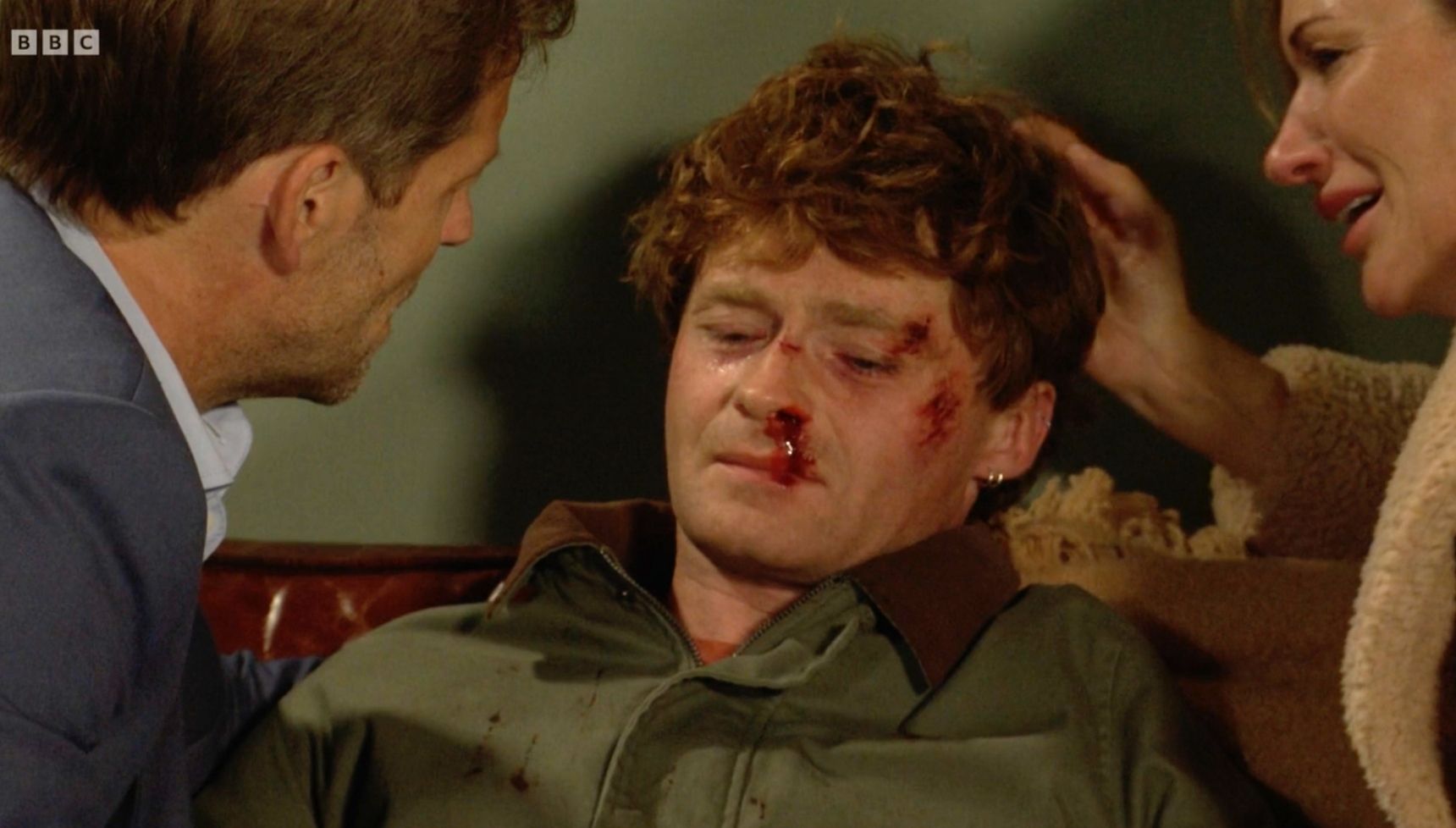 Mark leaves Ryder in a bad way in EastEnders (Credit: BBC)