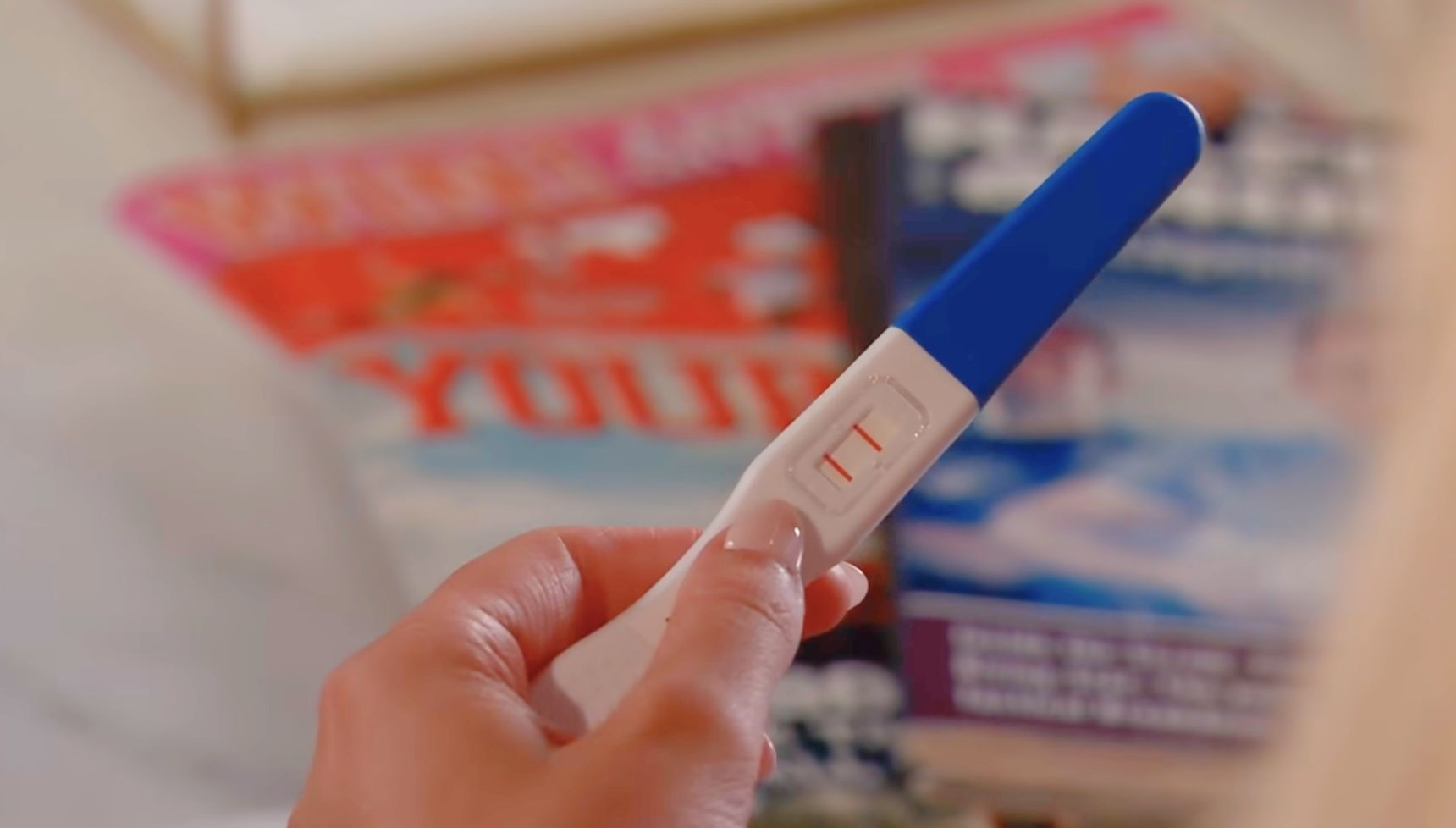 Bethany pregnancy test for Coronation Street (Credit: ITV)