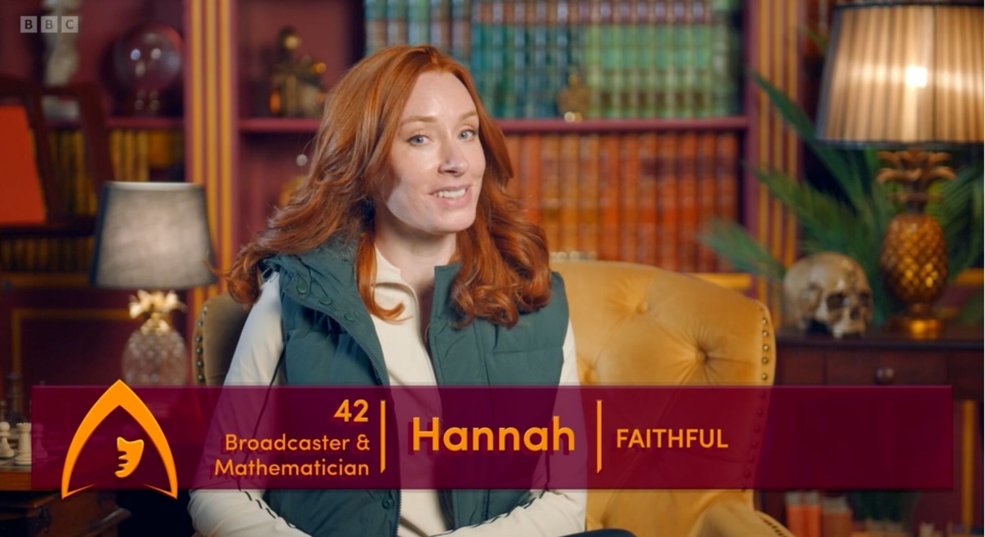 Hannah Fry on Celebrity Traitors