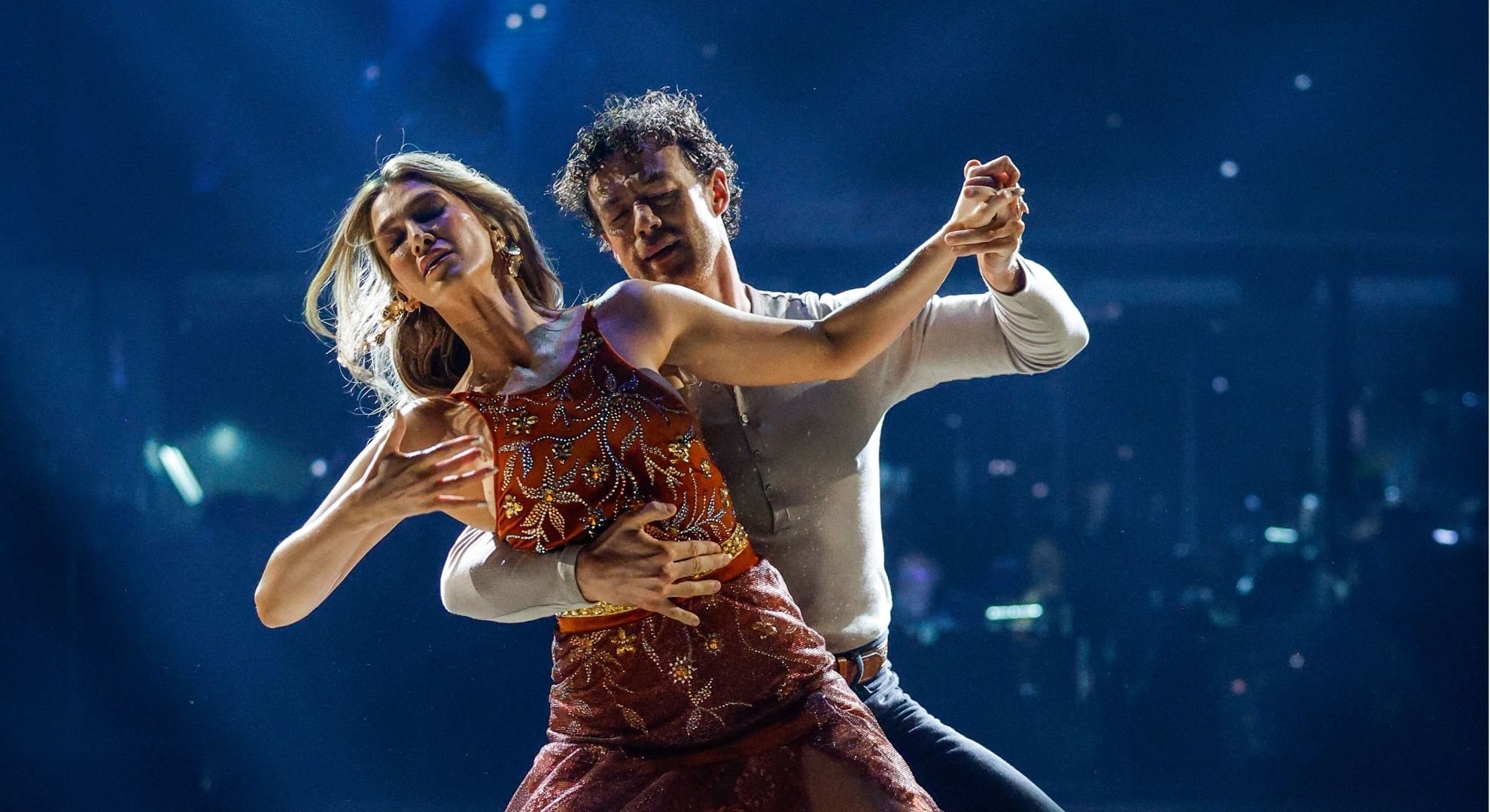Delta Goodrem and Kai Widdrington on Strictly