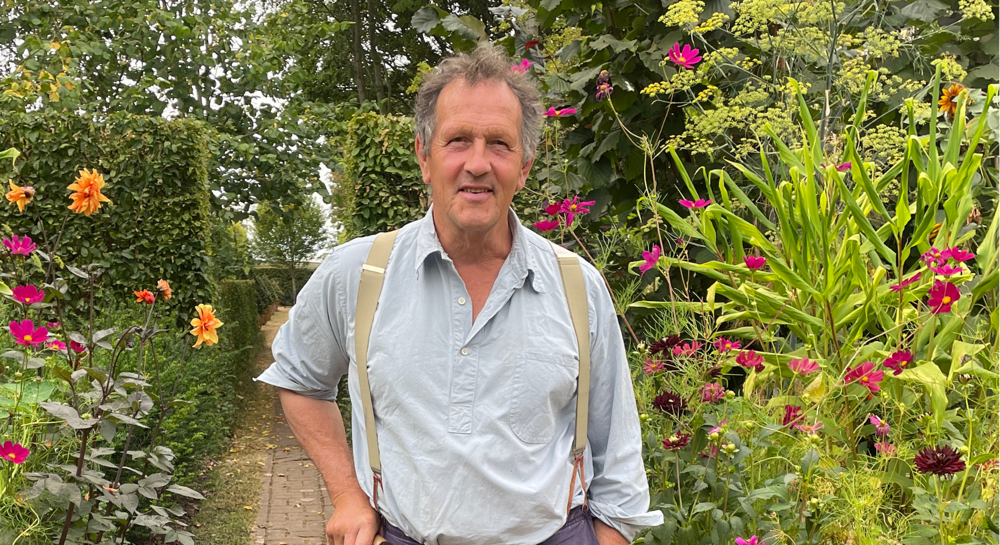 Monty Don smiling in a hat