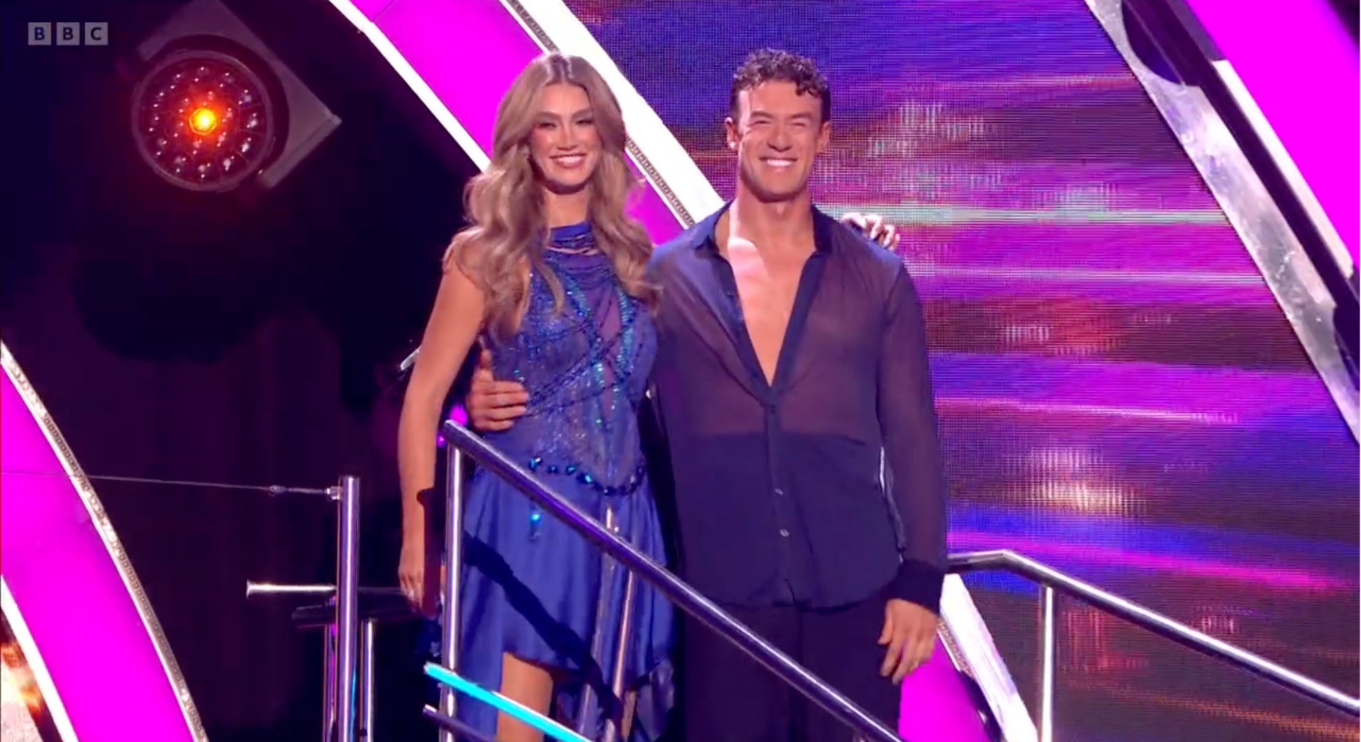 Kai Widdrington and Delta Goodrem on Strictly 