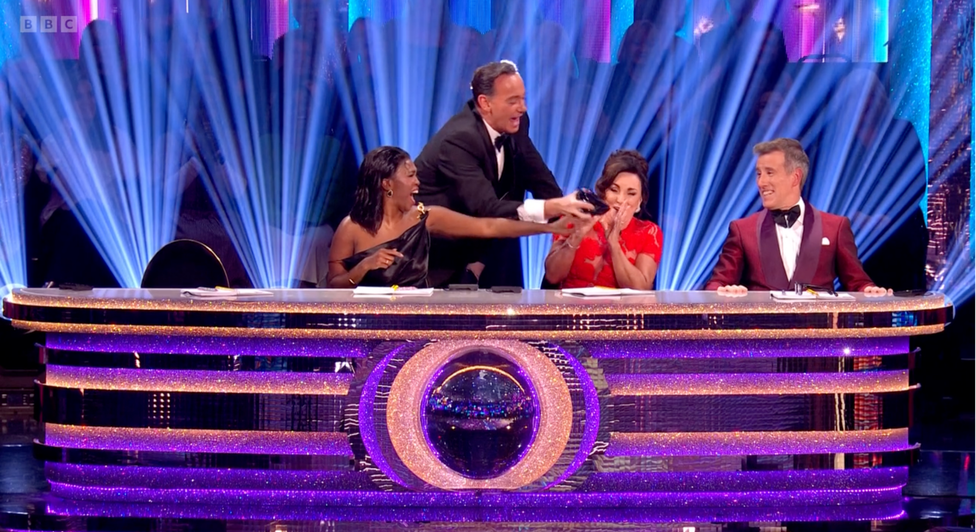 The judges on Strictly