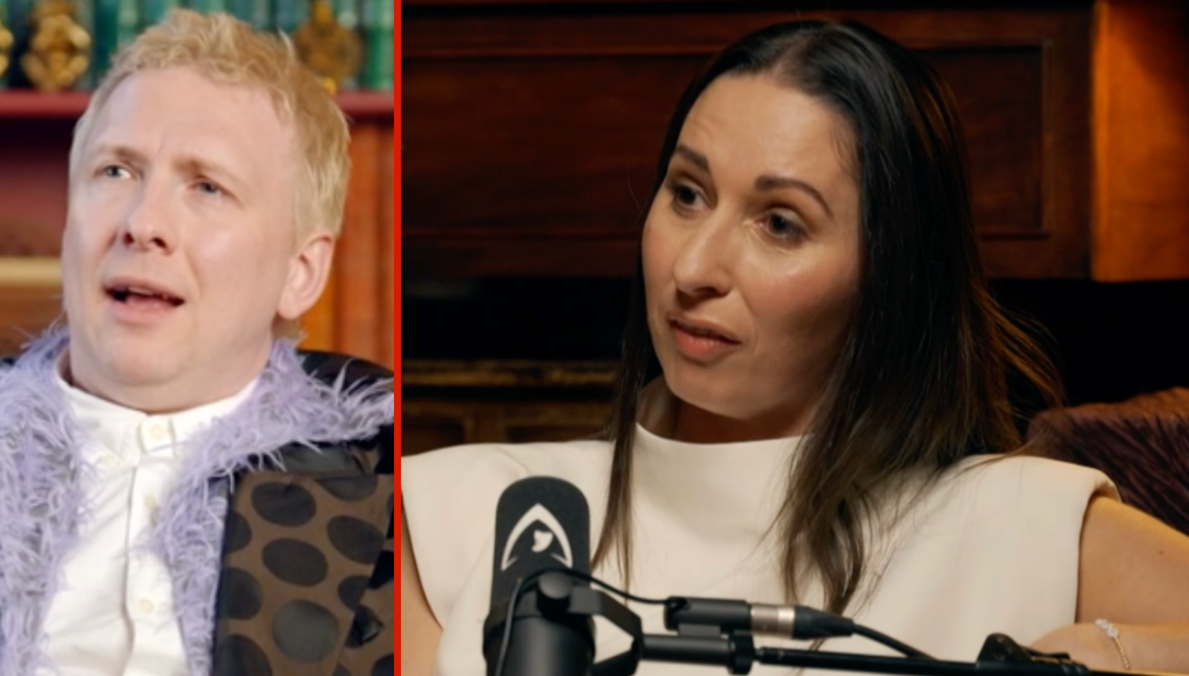 Celebrity Traitors' Joe Lycett called out for 'fake' move towards Julie Hesmondhalgh by Traitors winner Rachel Duffy