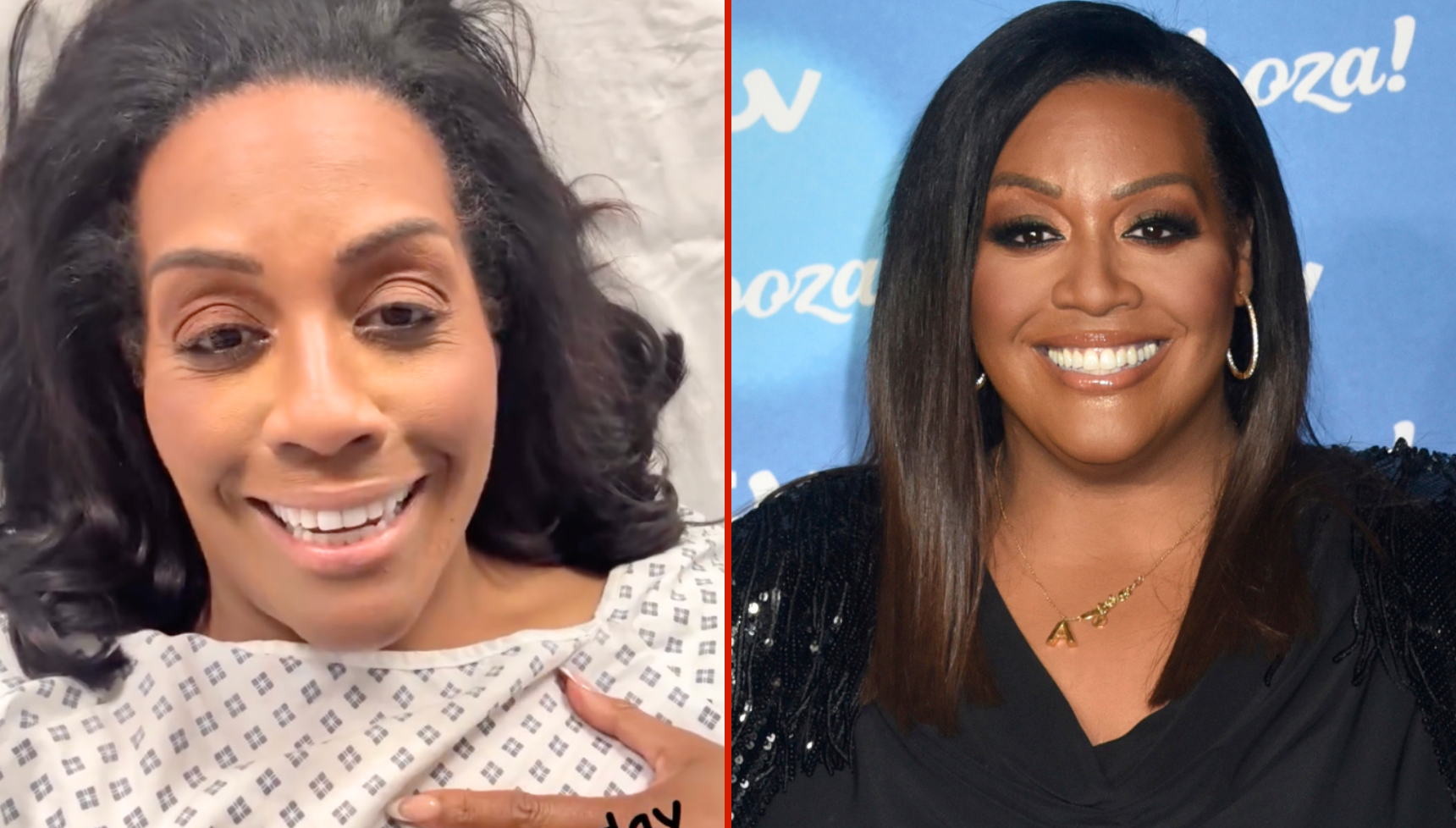 Alison Hammond updates fans from hospital bed after falling ill live on This Morning