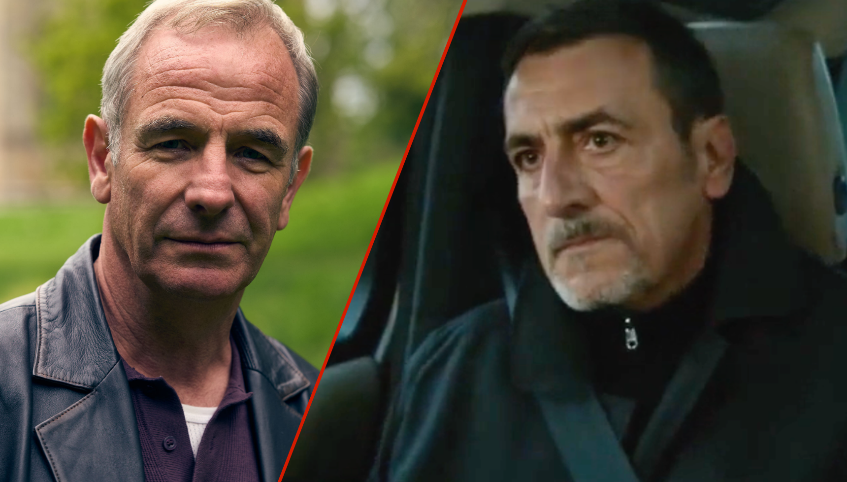 The Northumbria Mysteries actor Robson Green and co-star Chris Gascoyne have a hidden connection