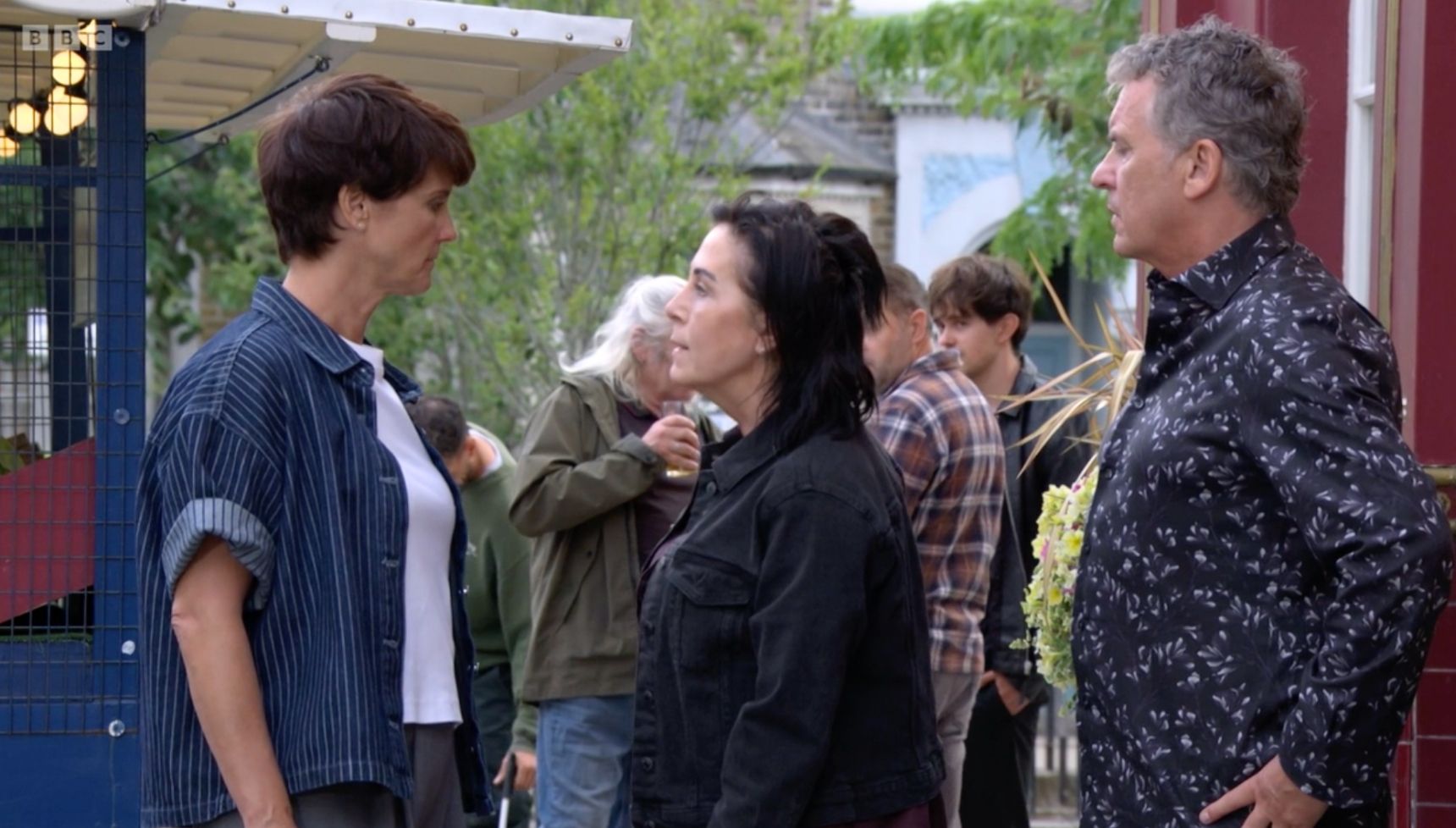 Kat lashing out at Eve in EastEnders