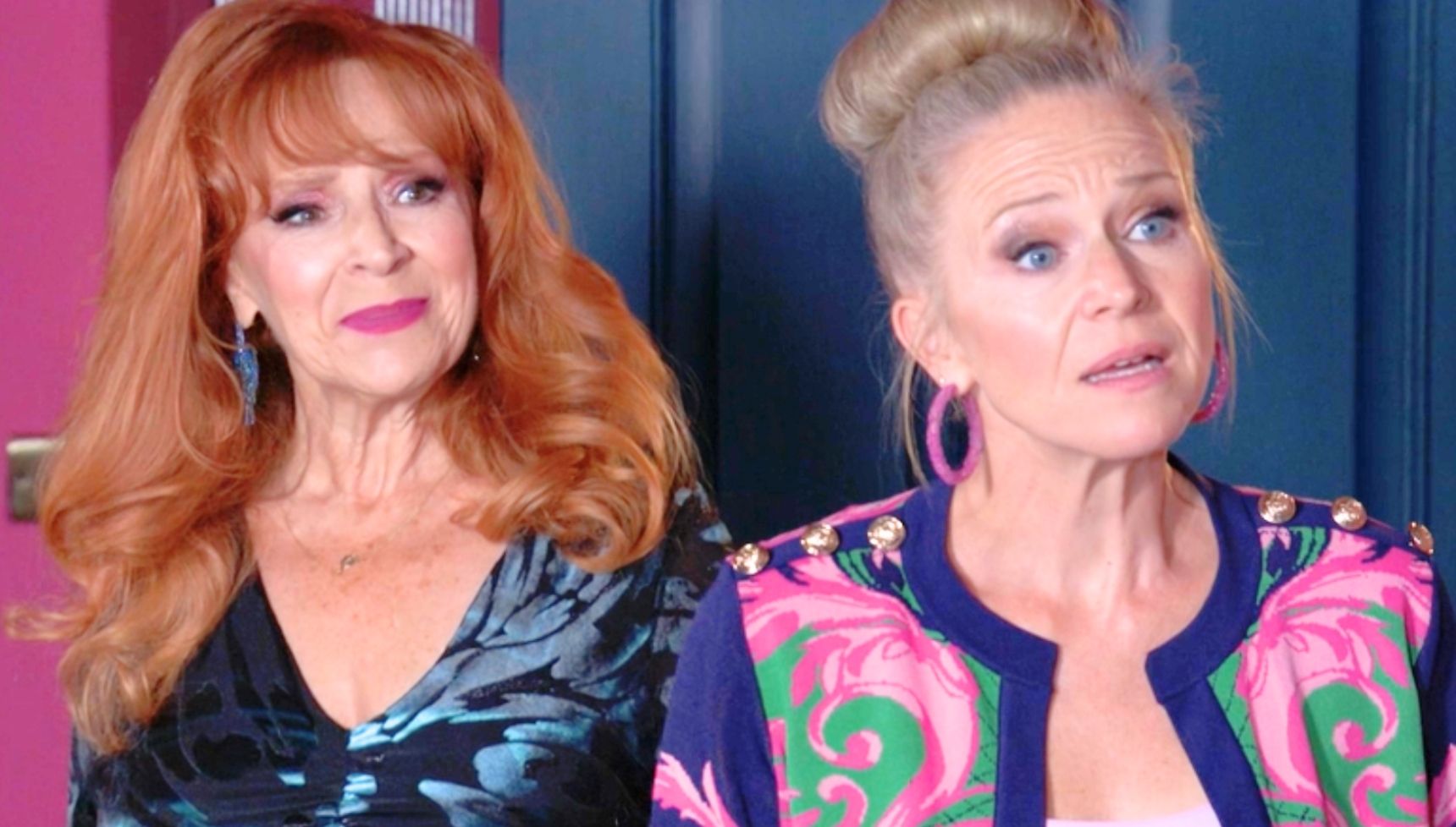 Linda shocked to see Nancy in EastEnders (Credit: BBC)