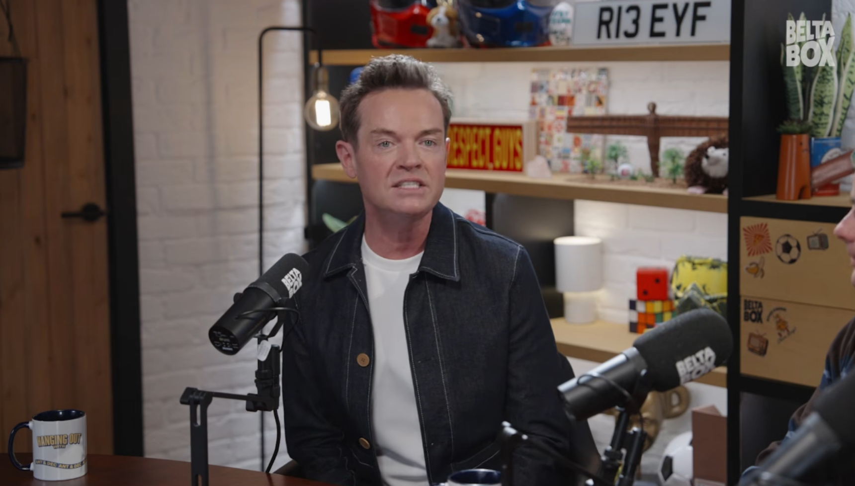 Stephen Mulhern speaking on Ant and Dec's podcast