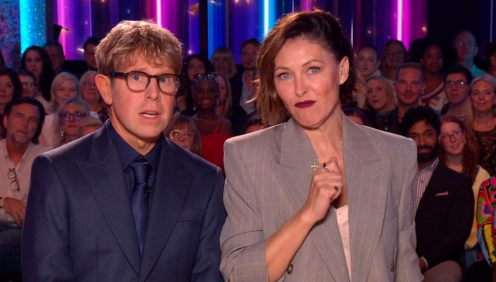 Strictly Come Dancing viewers hit out at Josh Widdicombe for 'cutting off' Emma Willis