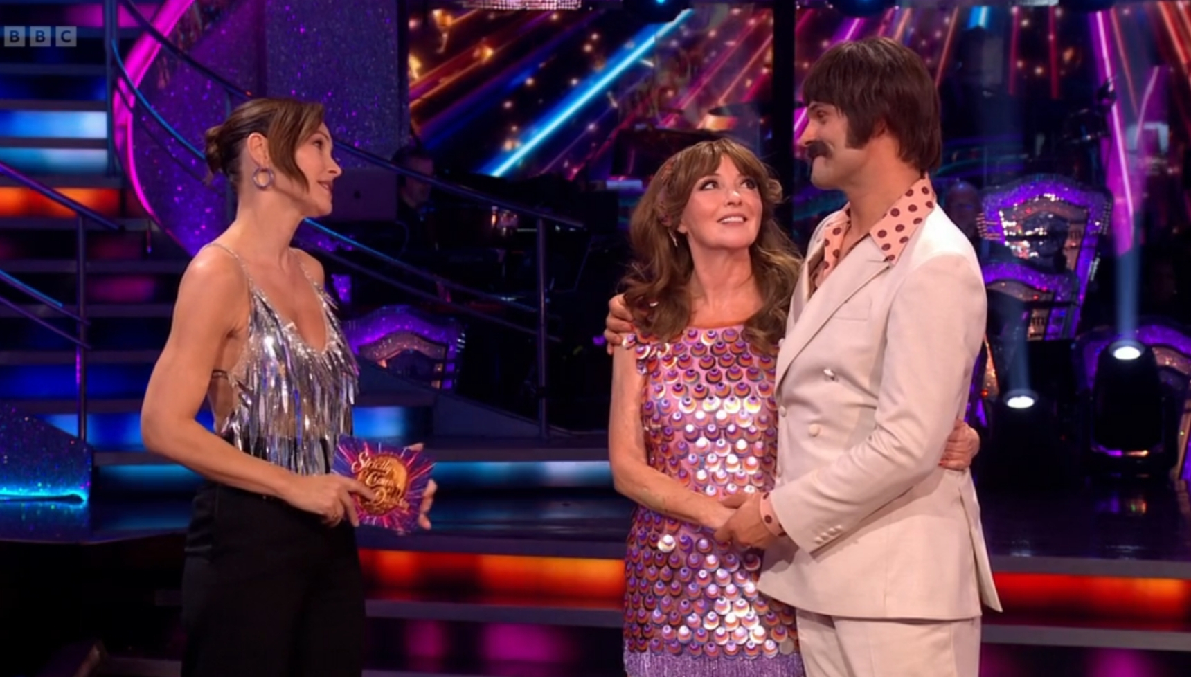 Melanie Walters and Aljaz Skorjanec on Strictly