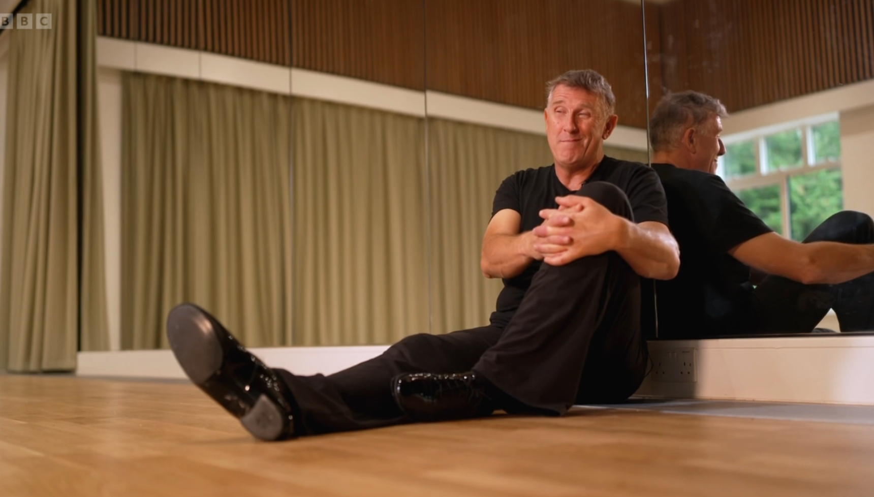 Graeme Hall during Strictly Come Dancing rehearsals