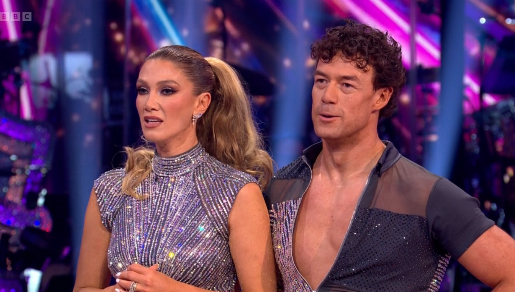 Delta Goodrem and Kai Widdrington on Strictly Come Dancing