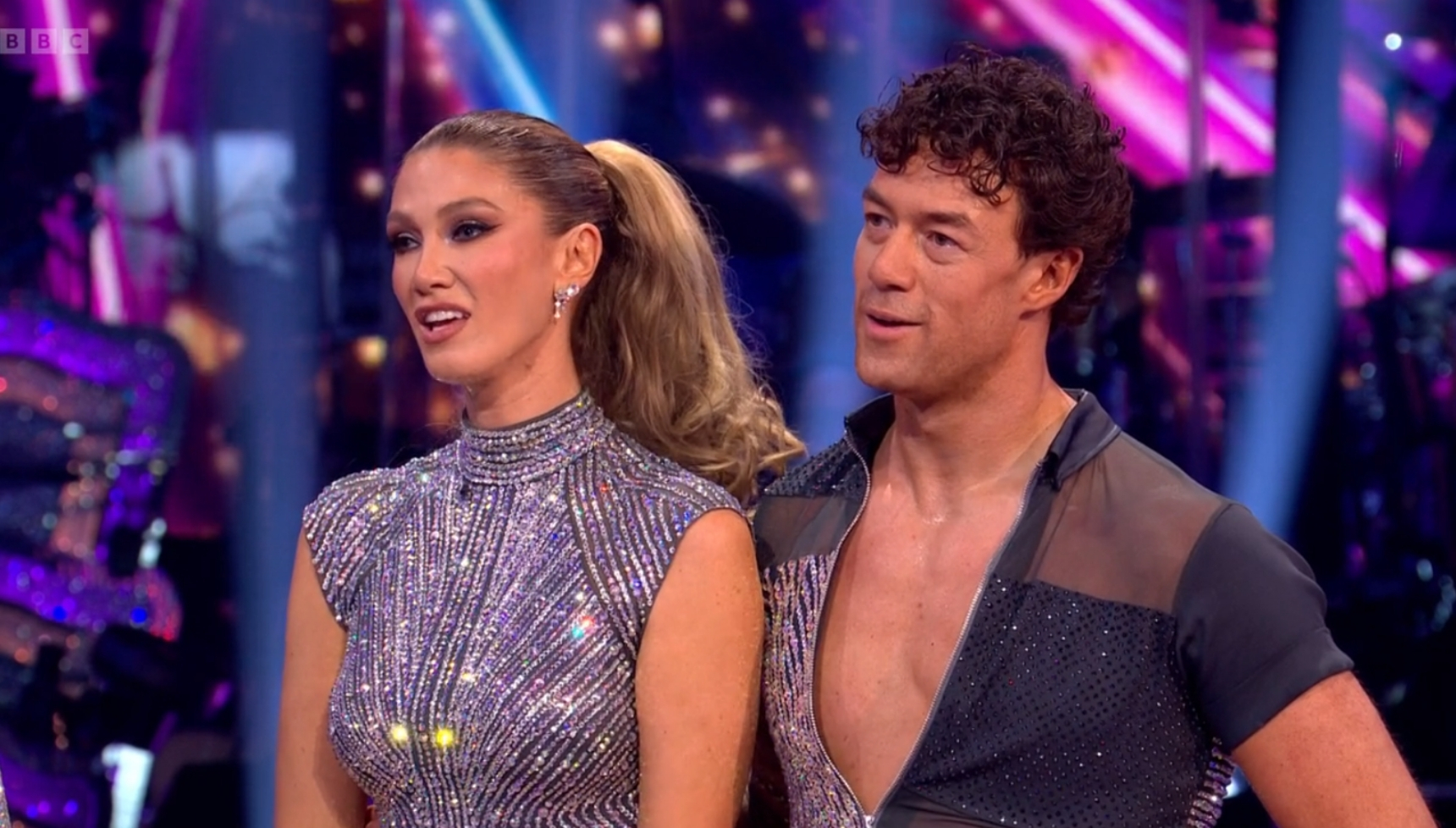 Delta Goodrem and Kai Widdrington on Strictly Come Dancing