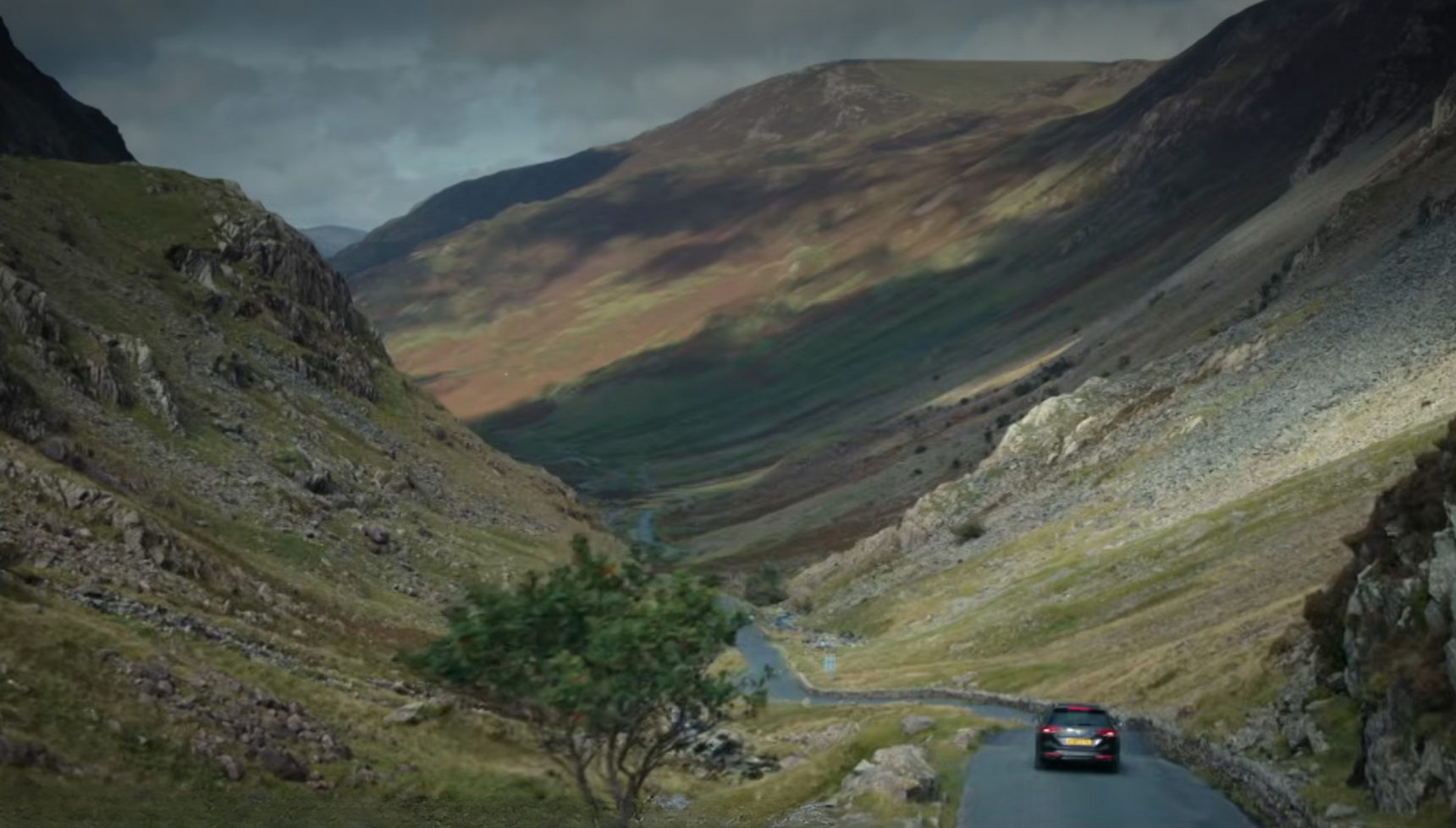 The winding road of Honister Pass in the Lake District National Park, Cumbria, England, is featured in Adultery on ITV. The stunning filming locations connect the valleys of Buttermere and Borrowdale.