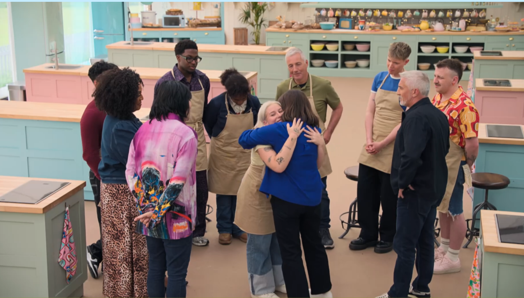 Clara says goodbye to contestants on Great British Bake Off
