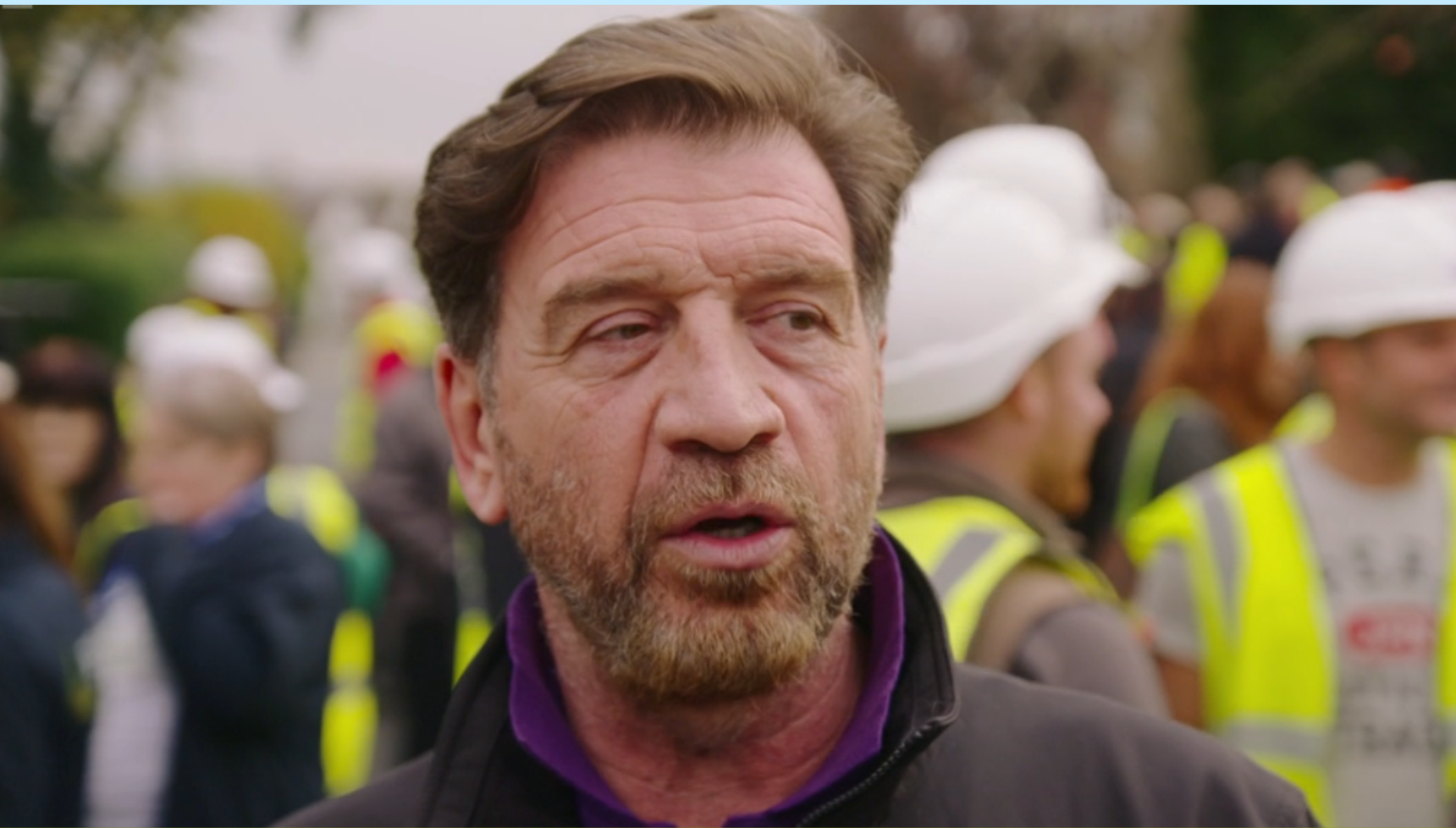 Nick Knowles speaking on DIY SOS