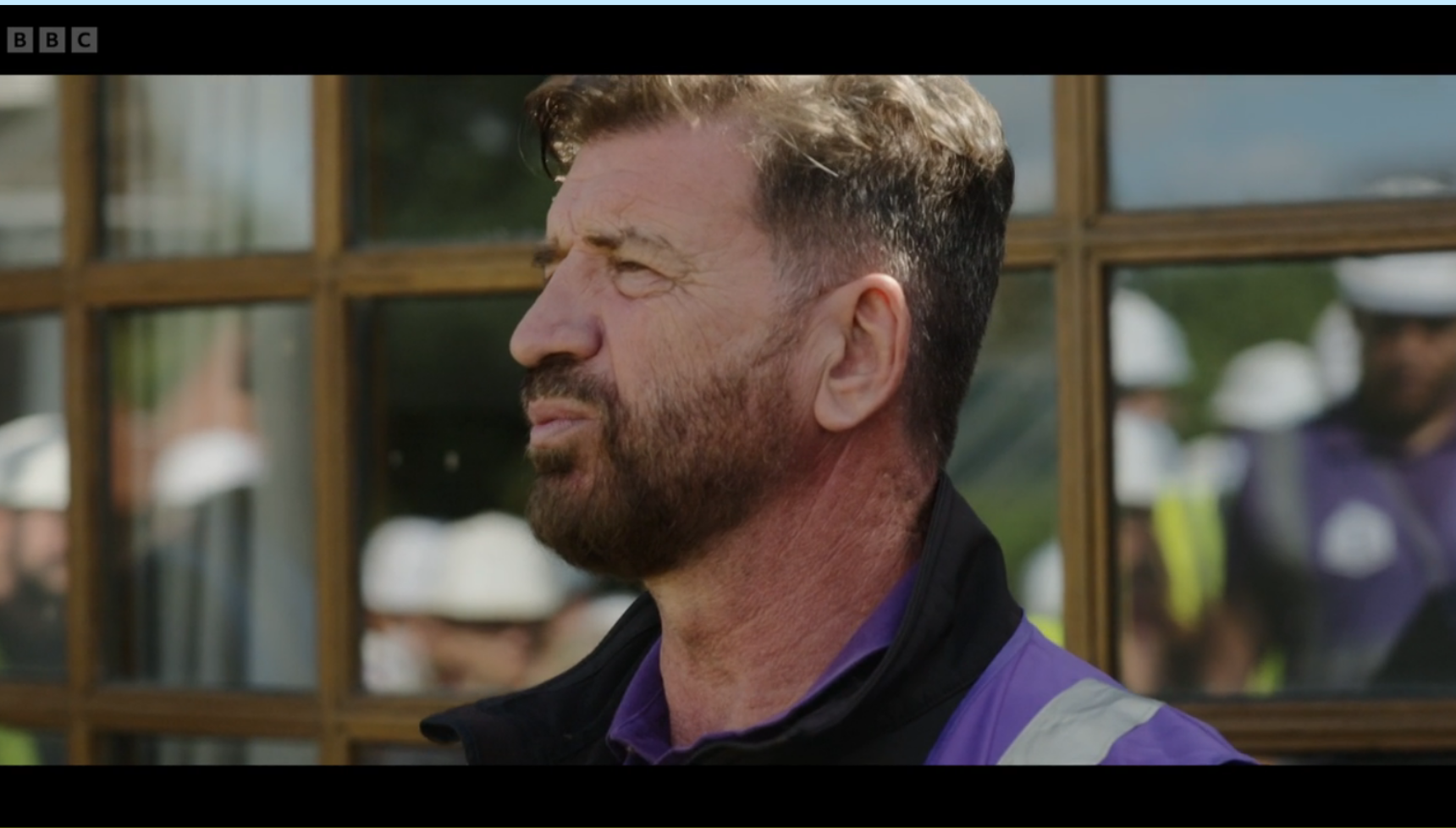 Nick Knowles speaking on DIY SOS
