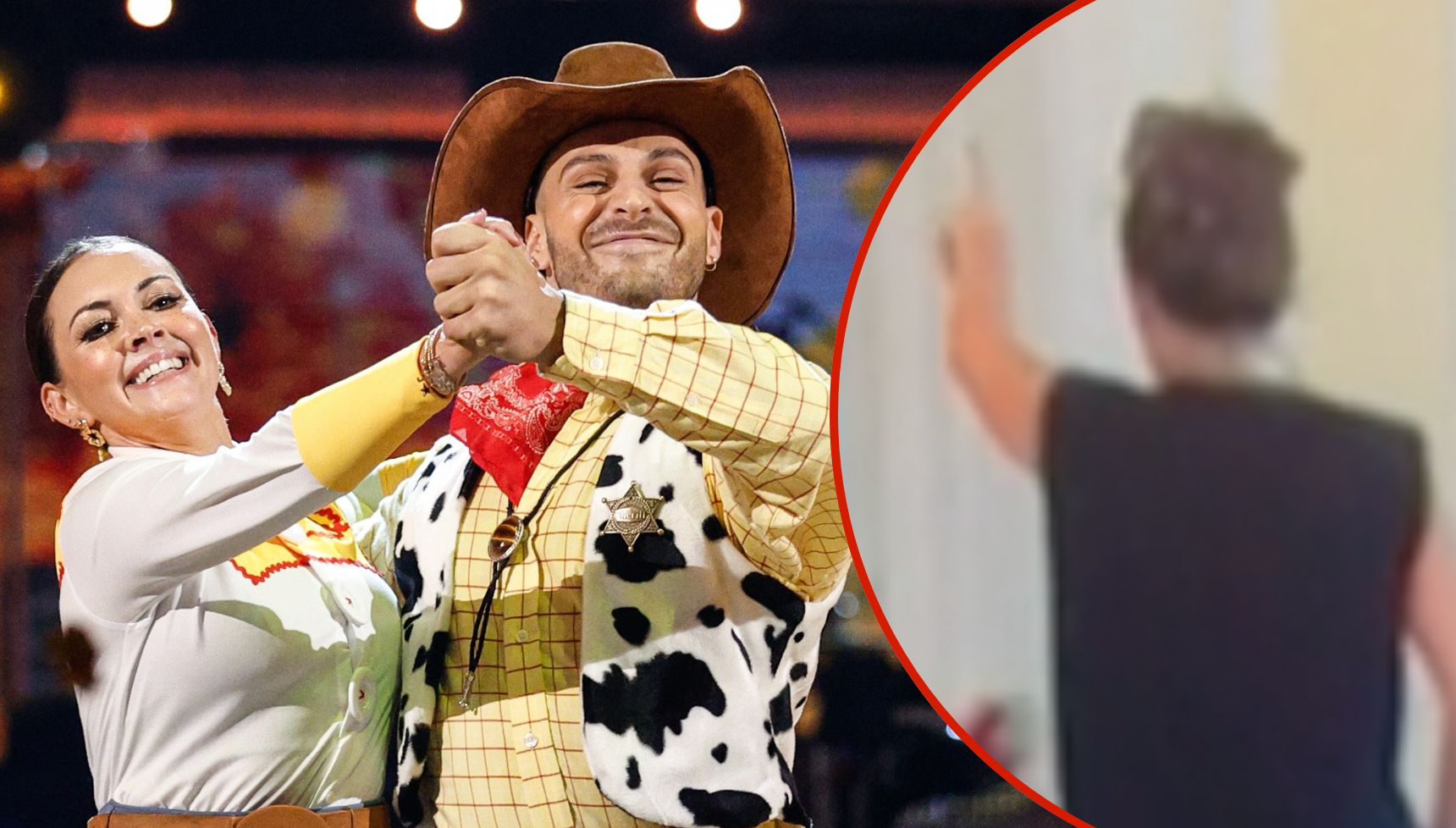 Strictly Come Dancing's Lacey Turner and Vito Coppola forced to halt training amid interruption from unexpected guest