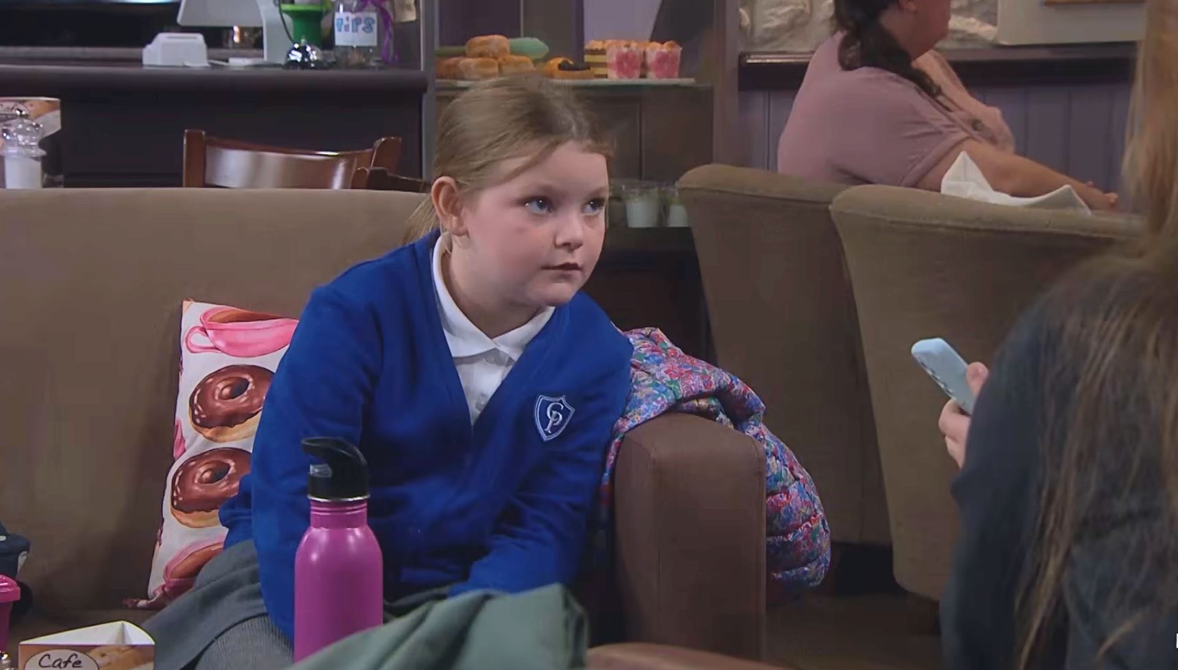 Dotty was in the café tonight (Credit: ITV)