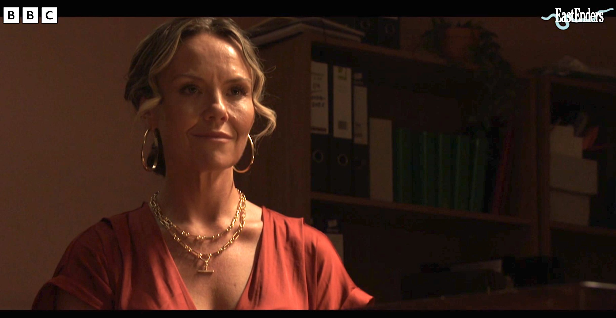 Janine in the EastEnders trailer