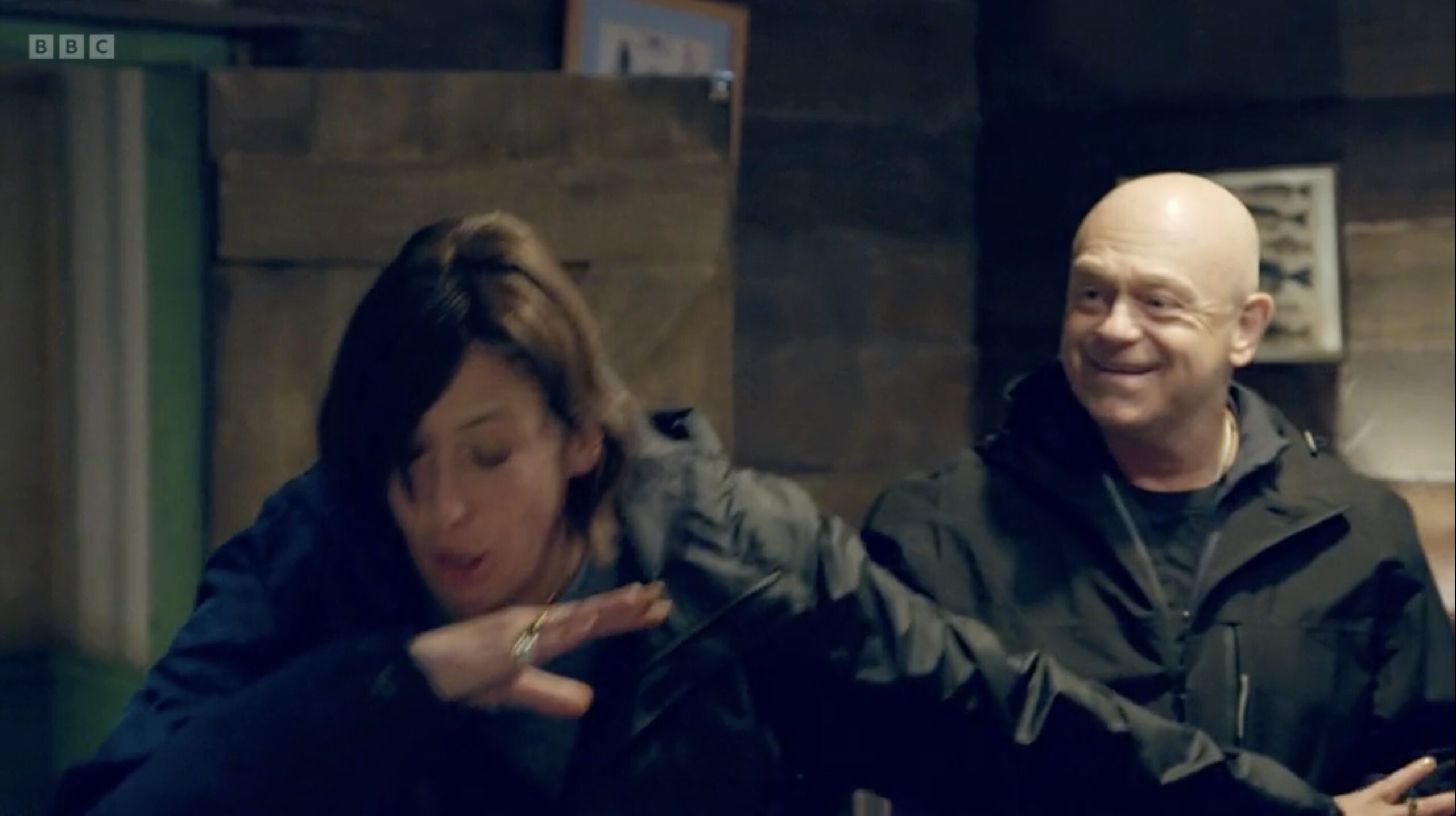 Miranda Hart vomiting on Celebrity Traitors