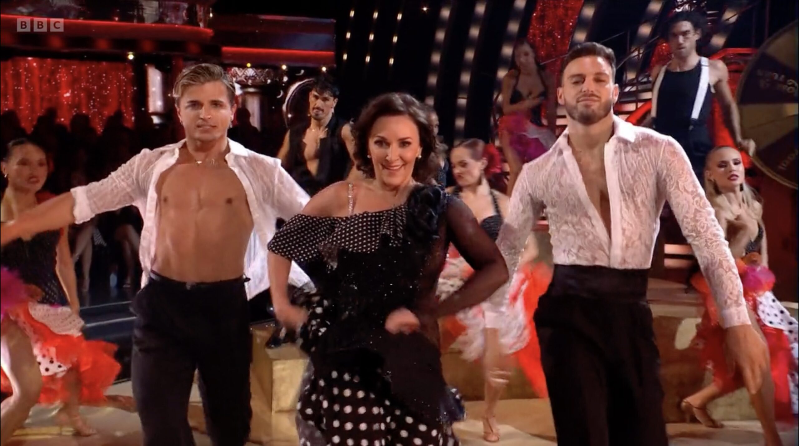 Shirley Ballas performing on Strictly
