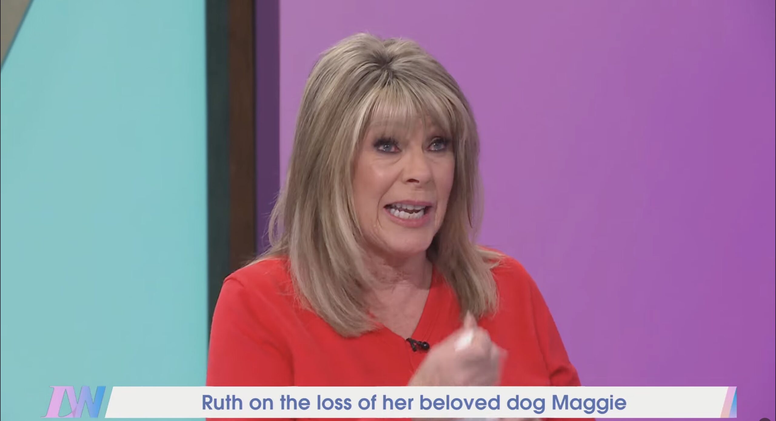 Ruth Langsford crying on Loose Women