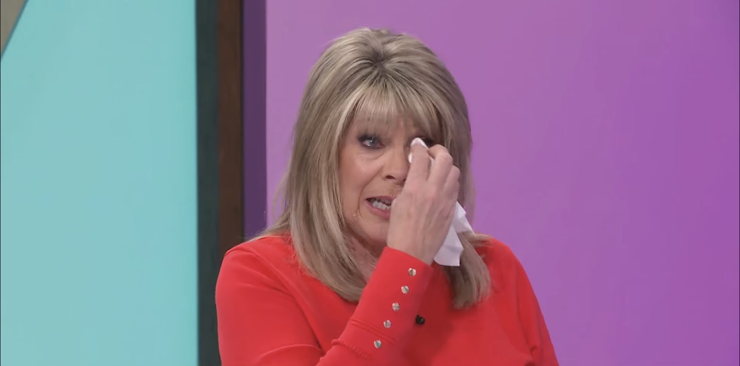 Ruth Langsford crying on Loose Women